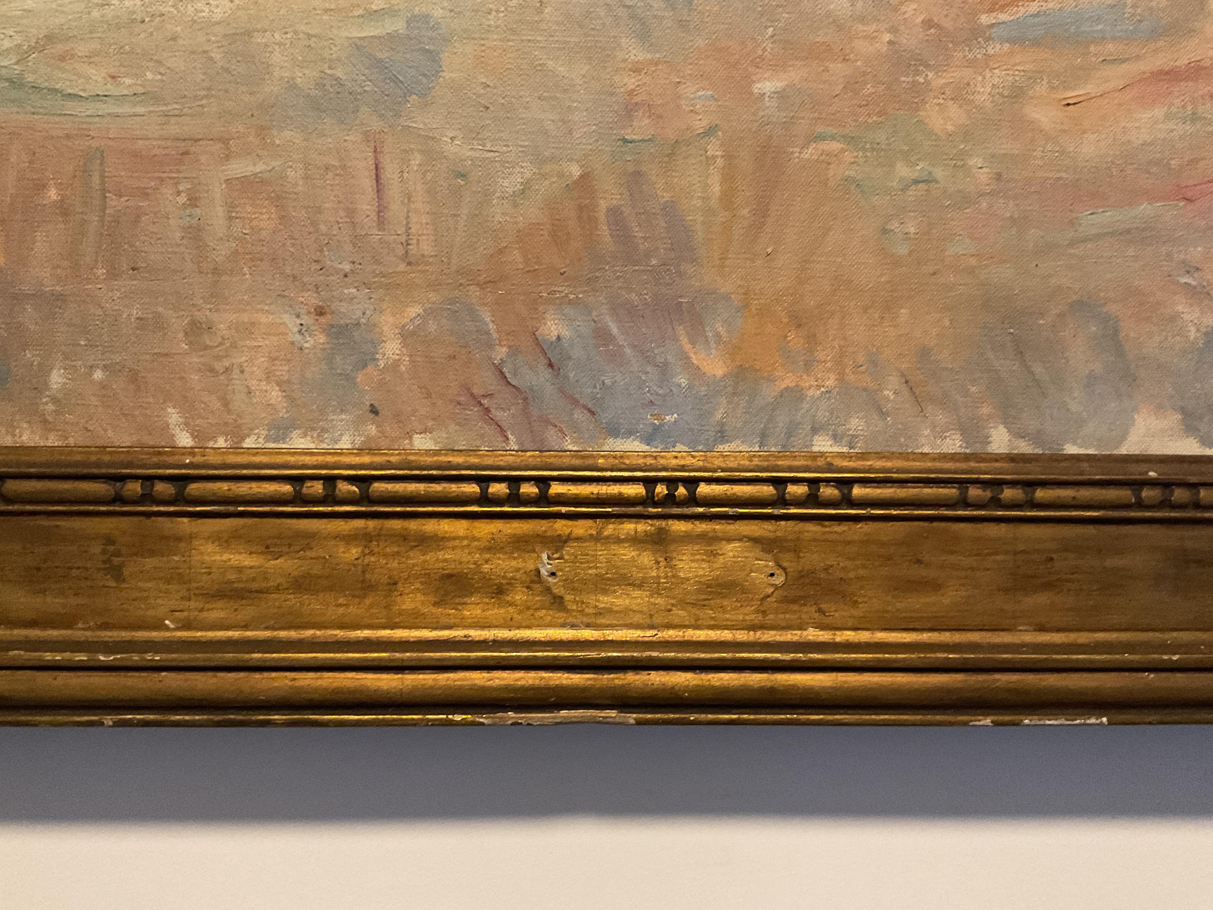 Antike impressionistische Landschaft, Louisville, KY, Künstler Goldsborough C. Robinson, antik im Angebot 1