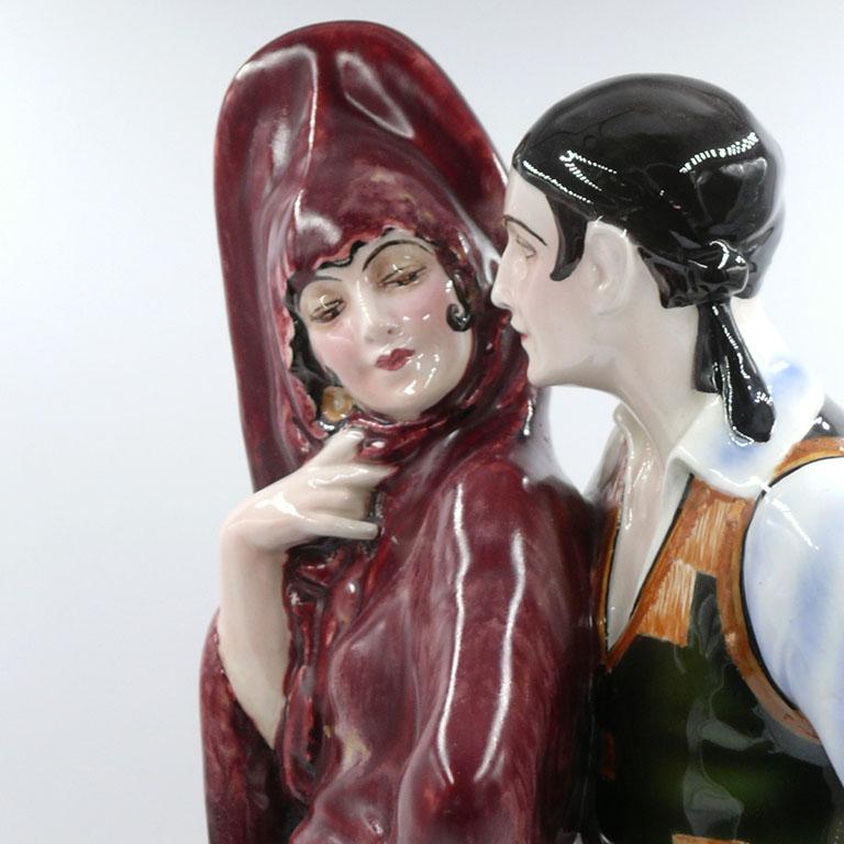 Austriaco Ceramica Art Deco Goldscheider in vendita