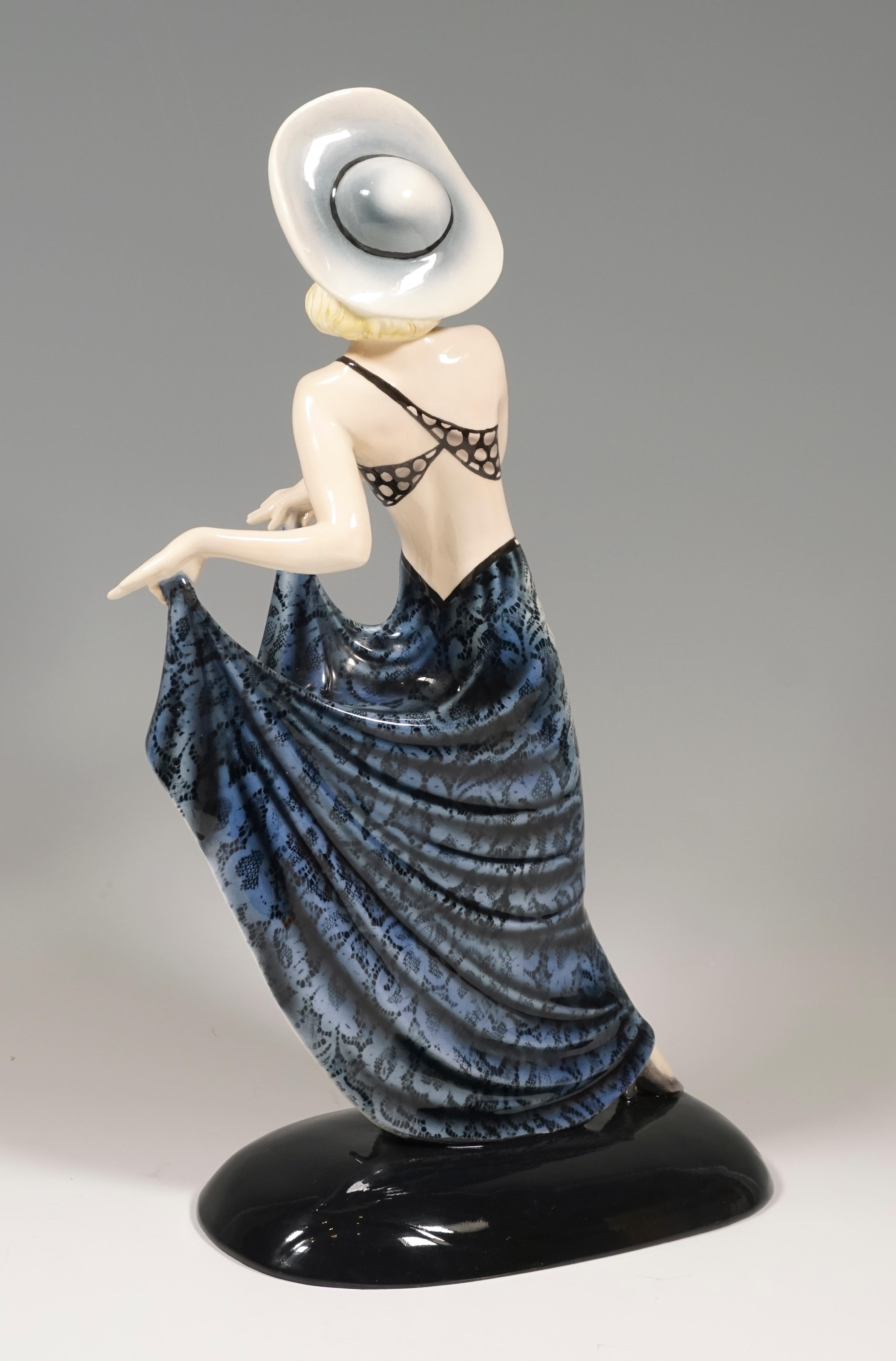 Art Deco Goldscheider Art Déco Figurine 'Blonde Dream', by Stephan Dakon, ca 1935