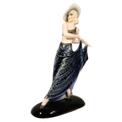 Goldscheider Art Déco Figurine 'Blonde Dream', by Stephan Dakon, ca 1935