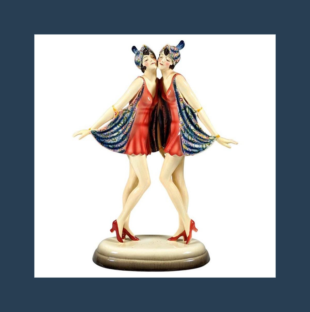 Figurilla Goldscheider Art Déco, 