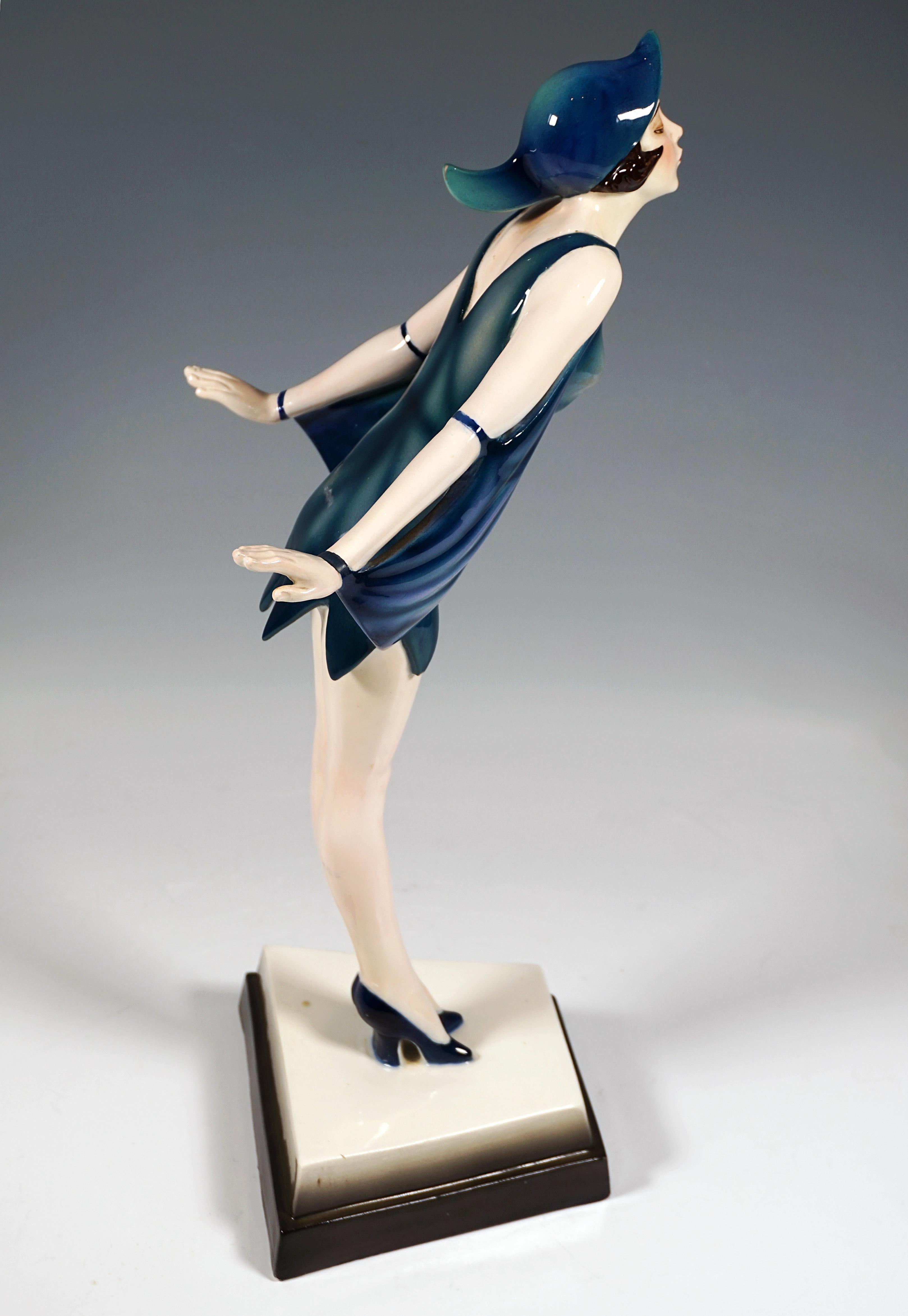 Figurilla Goldscheider Art Déco, 