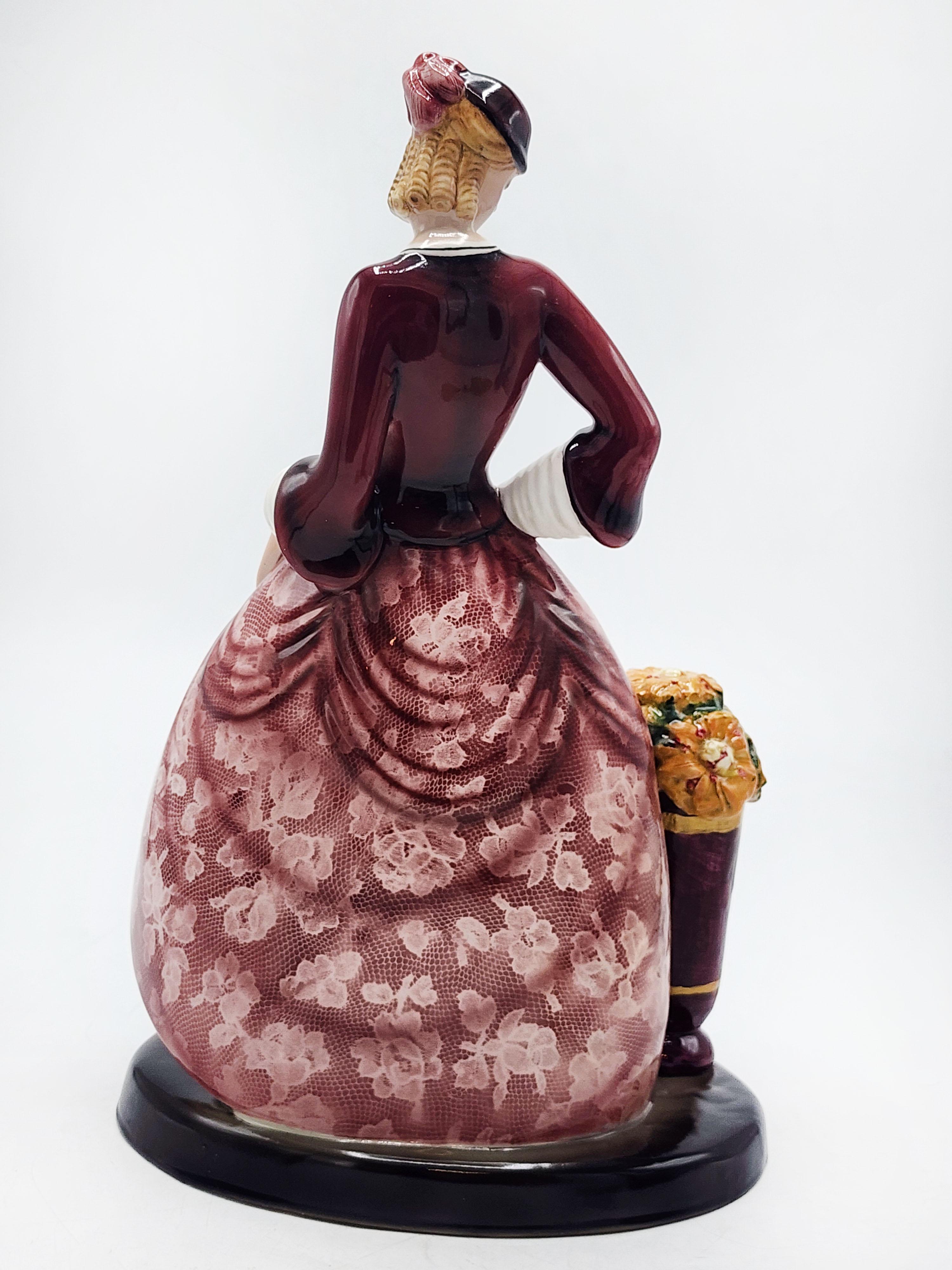 Fatto a mano Figura in porcellana Art Deco di Goldscheider in vendita