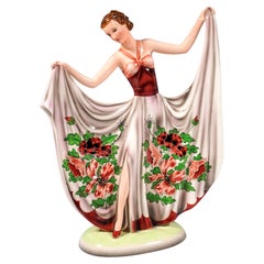 Figura in posa Goldscheider Art Déco, studio di danza di Stephan Dakon, 1937 ca.