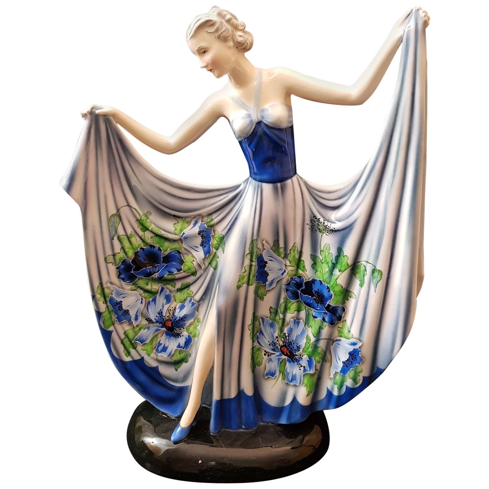 Goldscheider Dakon Made in Germany Ceramic, 1937 For Sale