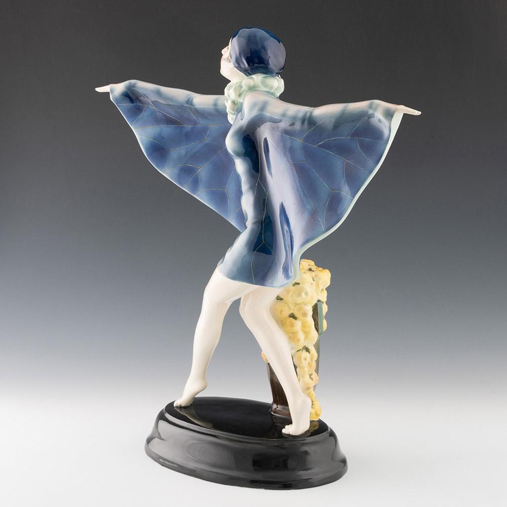 Figure de Goldscheider - Oiseau capturé par Josef Lorenzl c1925 en vente 1