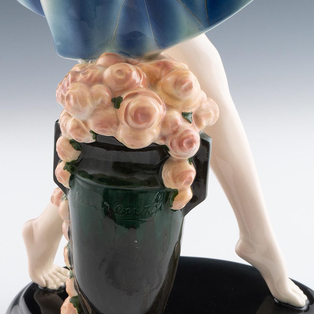 Figura Goldscheider - Uccello catturato di Josef Lorenzl c1925 in vendita 1