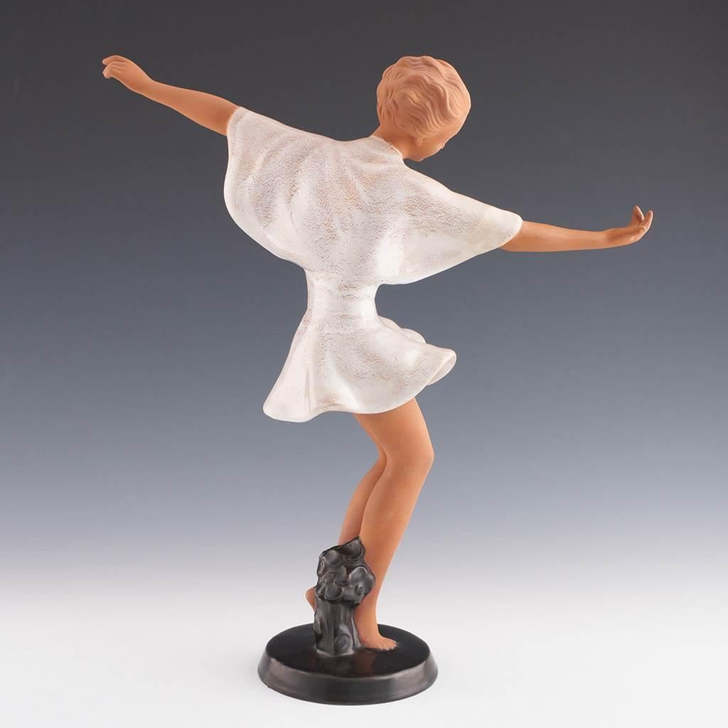 Figura Goldscheider - Armonia danzante di Josef Lorenzl In condizioni buone in vendita a Tunbridge Wells, GB