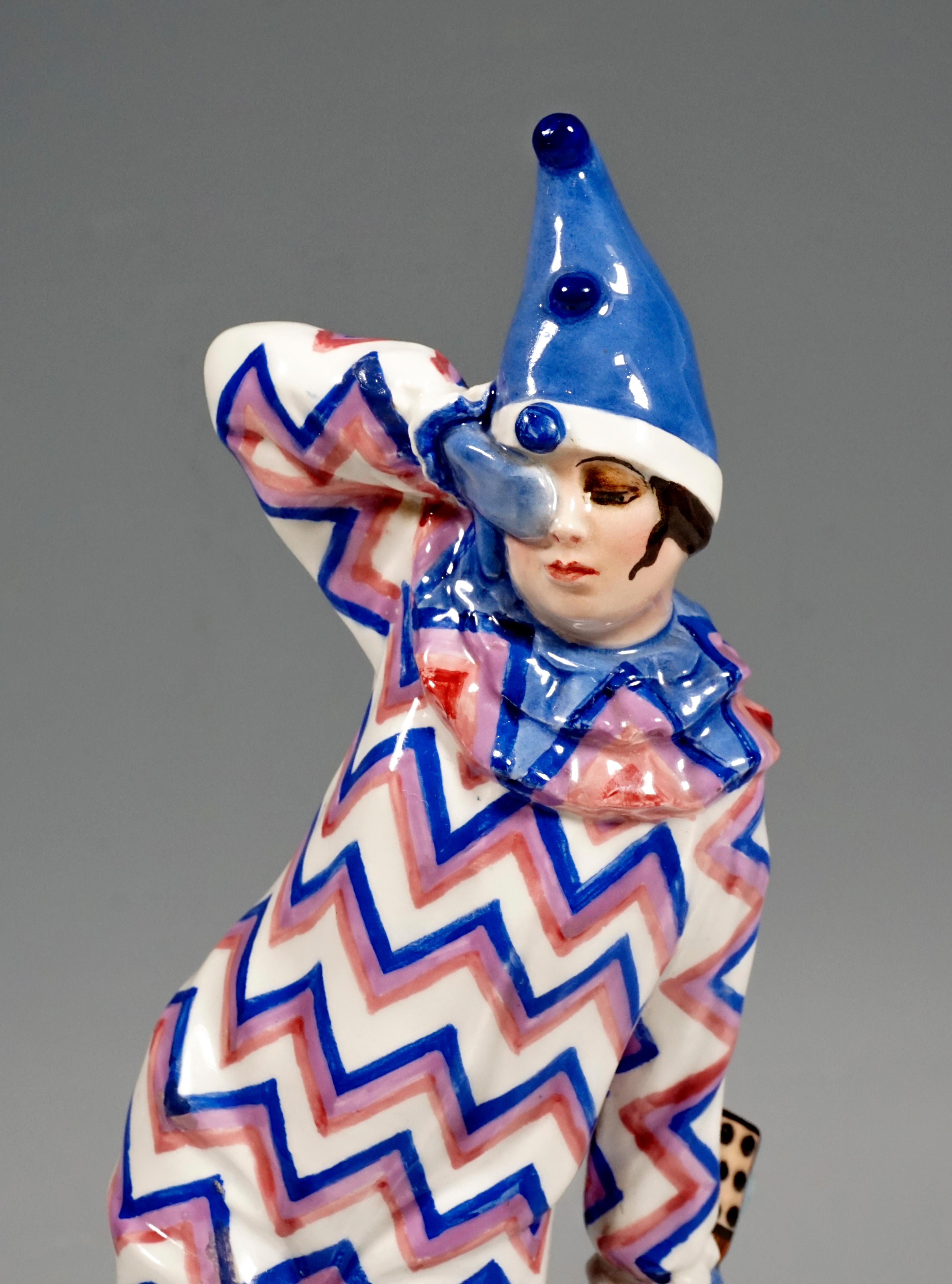 Austrian Goldscheider Figurine Niddy Impekoven as 'Erna Pinner Doll' by J. Lorenzl, 1922