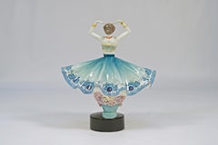 Goldscheider "Indian Dancer" Ceramic Statuette by Podala