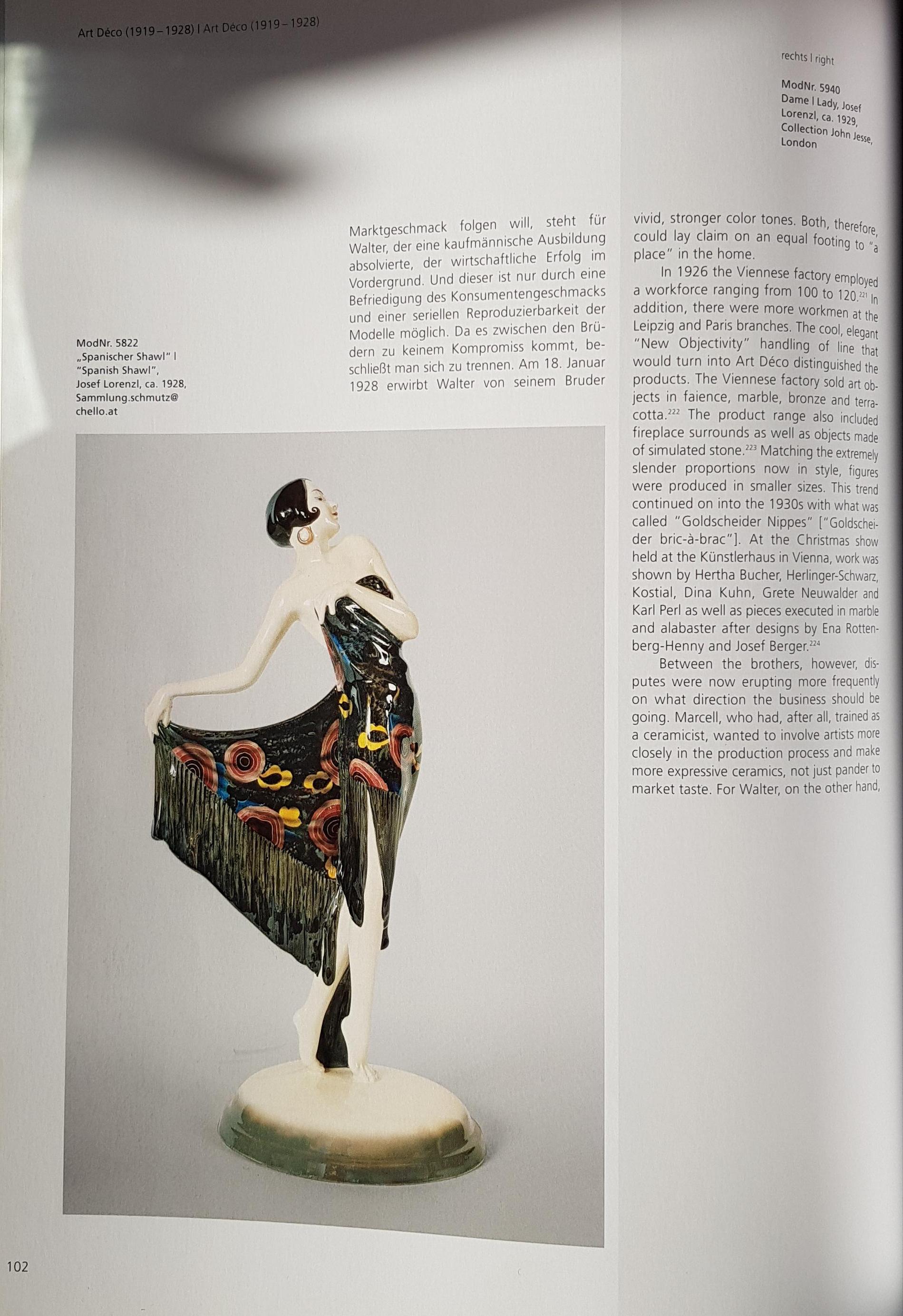 Goldscheider Josef Lorenzl Austria Spanischer Dancer Ceramic Sculpture, 1928 7