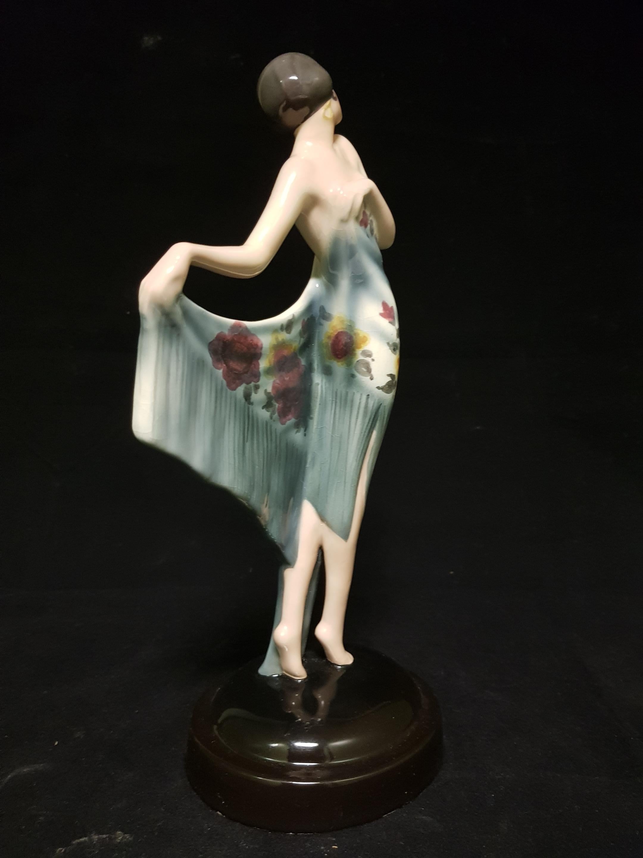 Goldscheider Josef Lorenzl Austria Spanischer Dancer Ceramic Sculpture, 1928 1