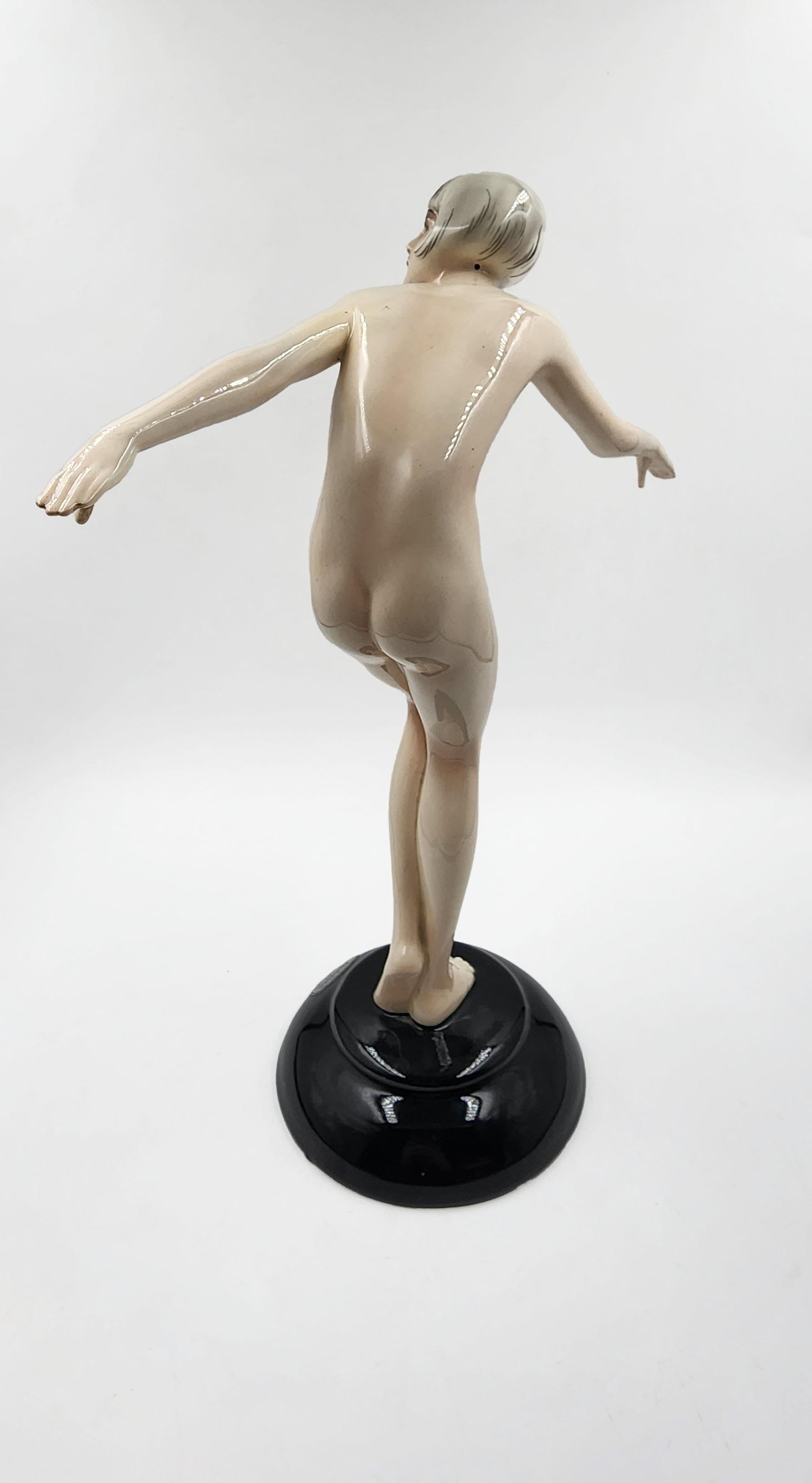 Goldscheider Porzellanfigur 