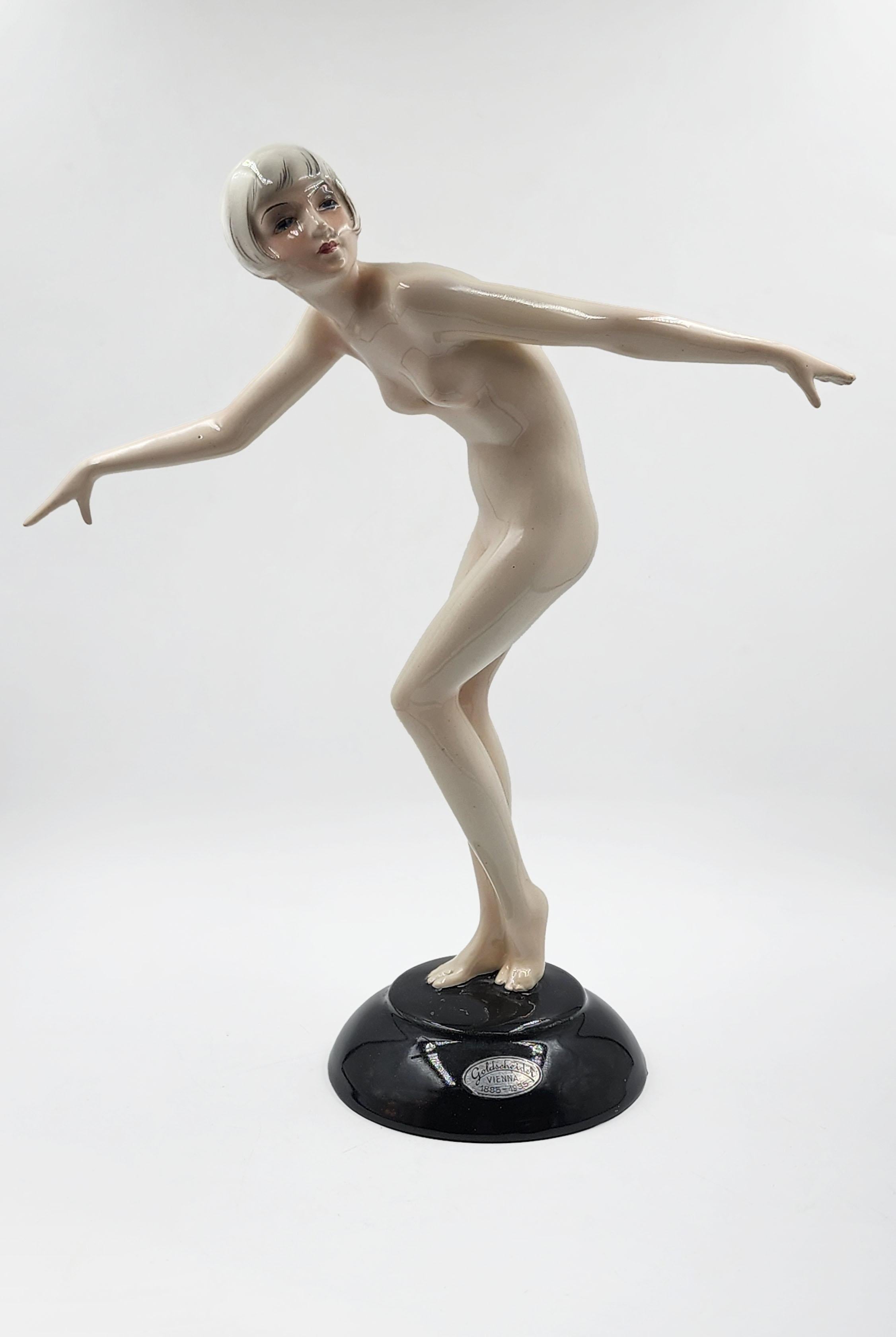 Goldscheider Porzellanfigur 
