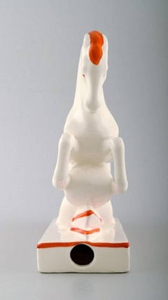 Goldscheider, Prancing Horse in Porcelain, Art Deco, 1940s