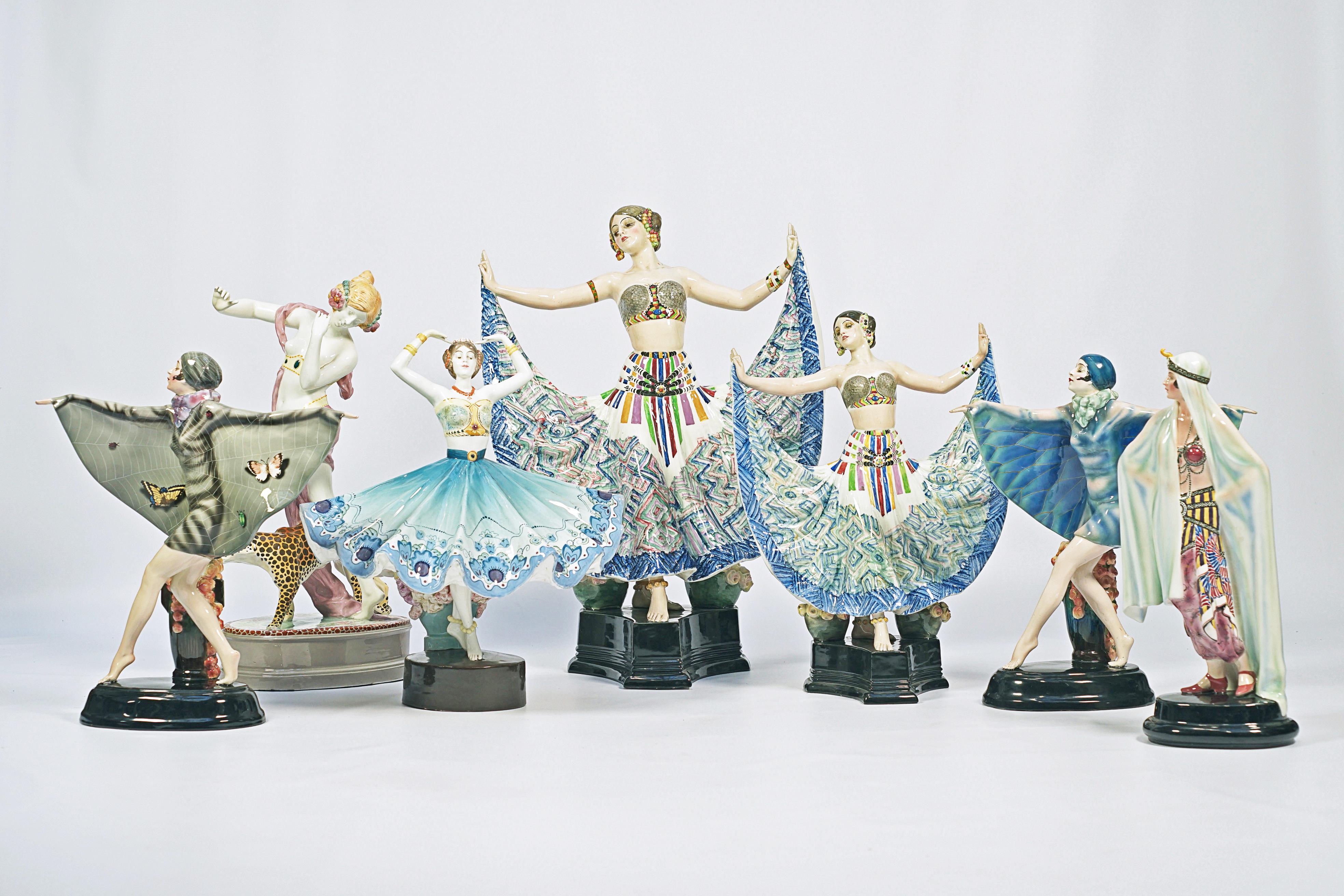 Statuette en céramique de Josef Lorenzl 