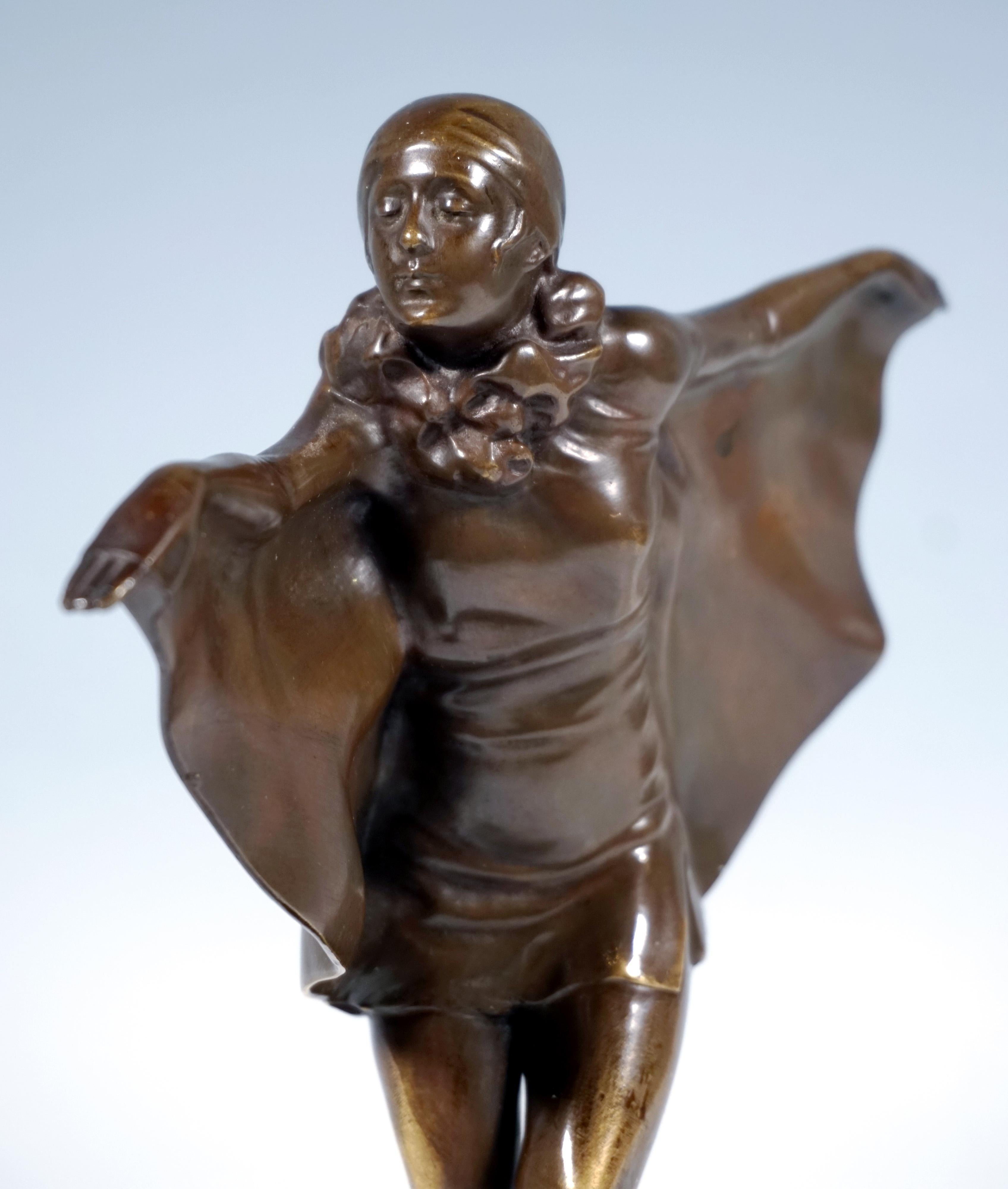 Goldscheider Vienna Art Déco Figura de bronce 