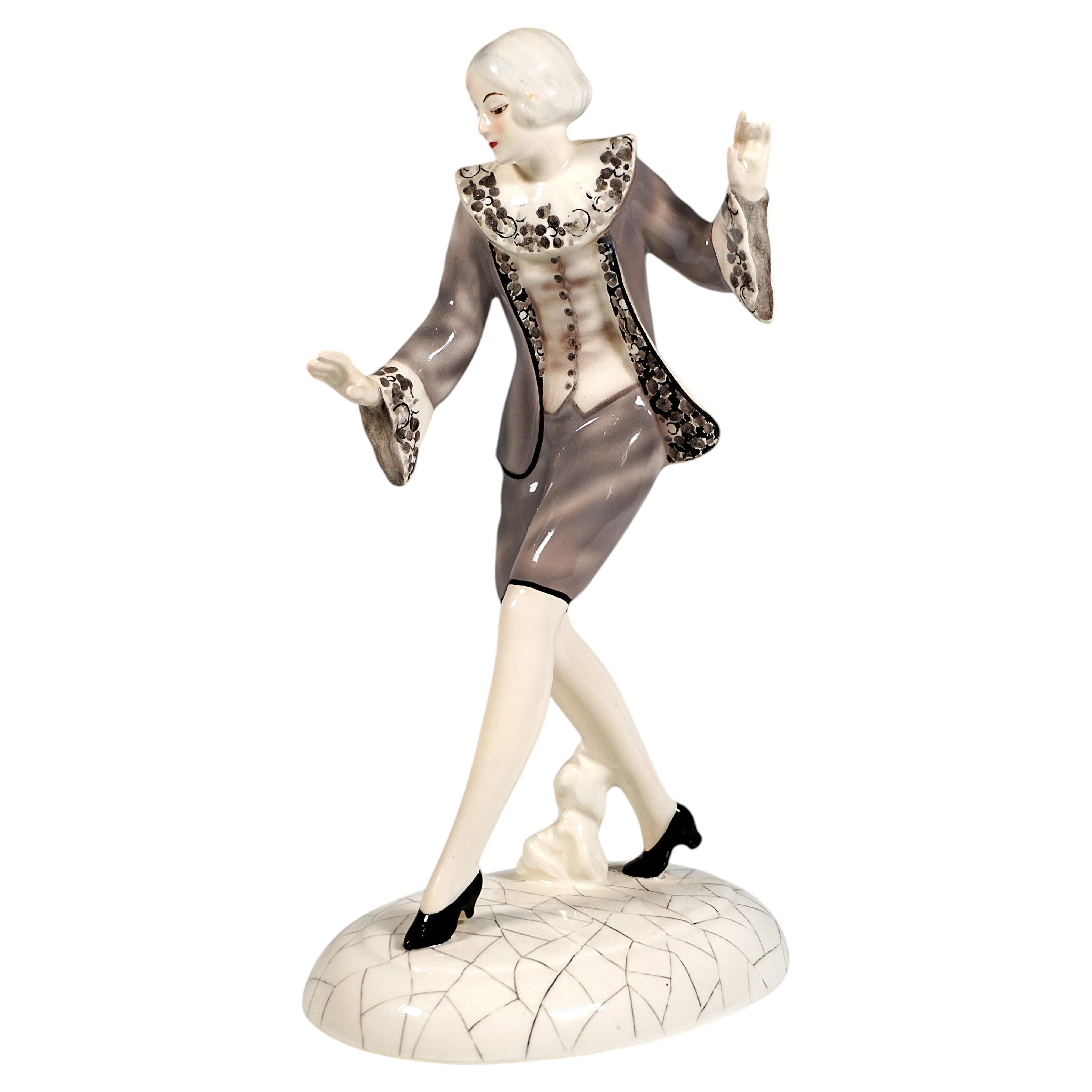 Goldscheider Vienna Art Deco Dancer, Clotilde Von Derp, by Lorenzl, Circa 1928 For Sale