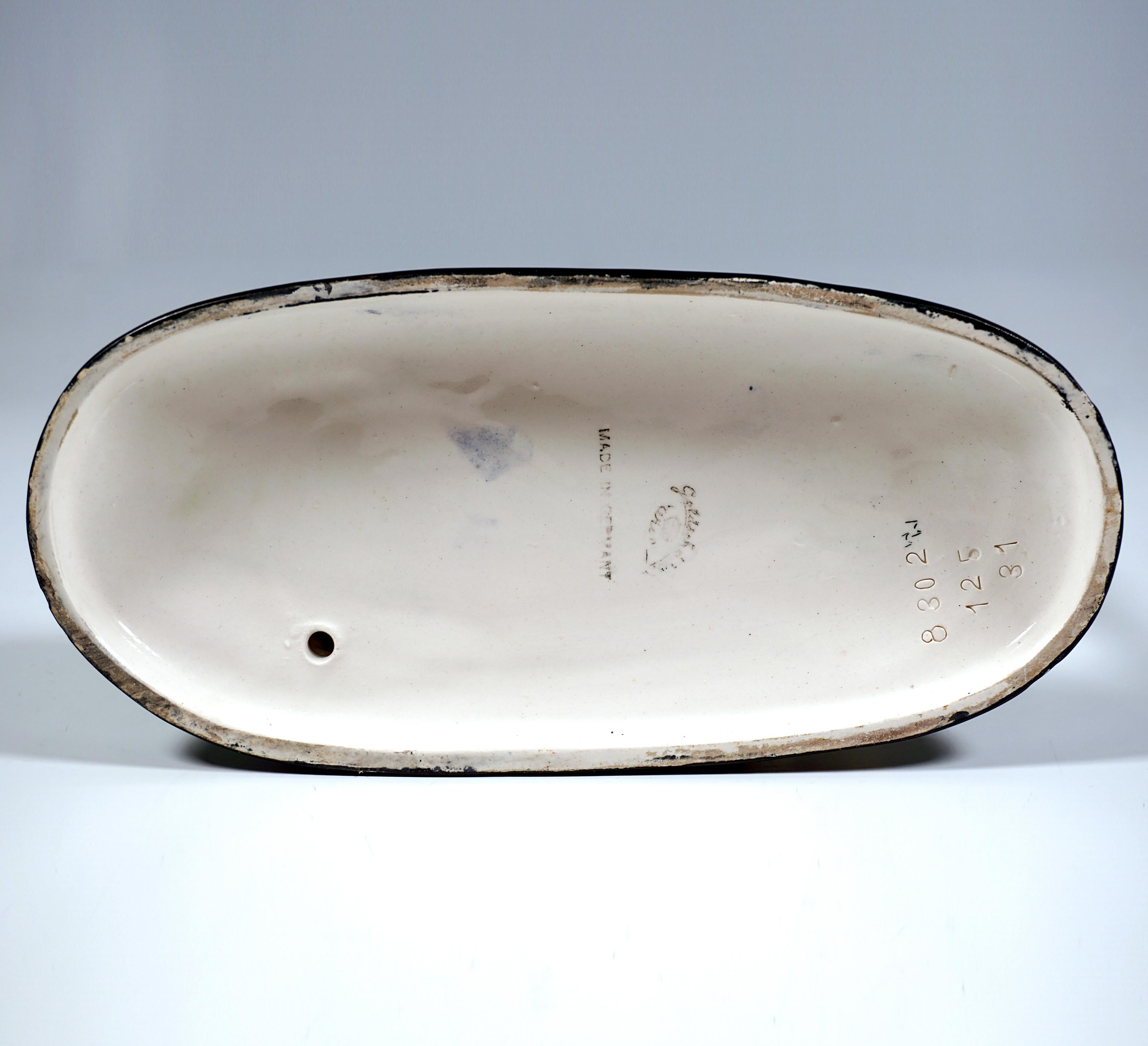 Milieu du XXe siècle Goldscheider Vienna Art Déco Dancer 'Rumba', par Stephan Dakon, vers 1939 en vente