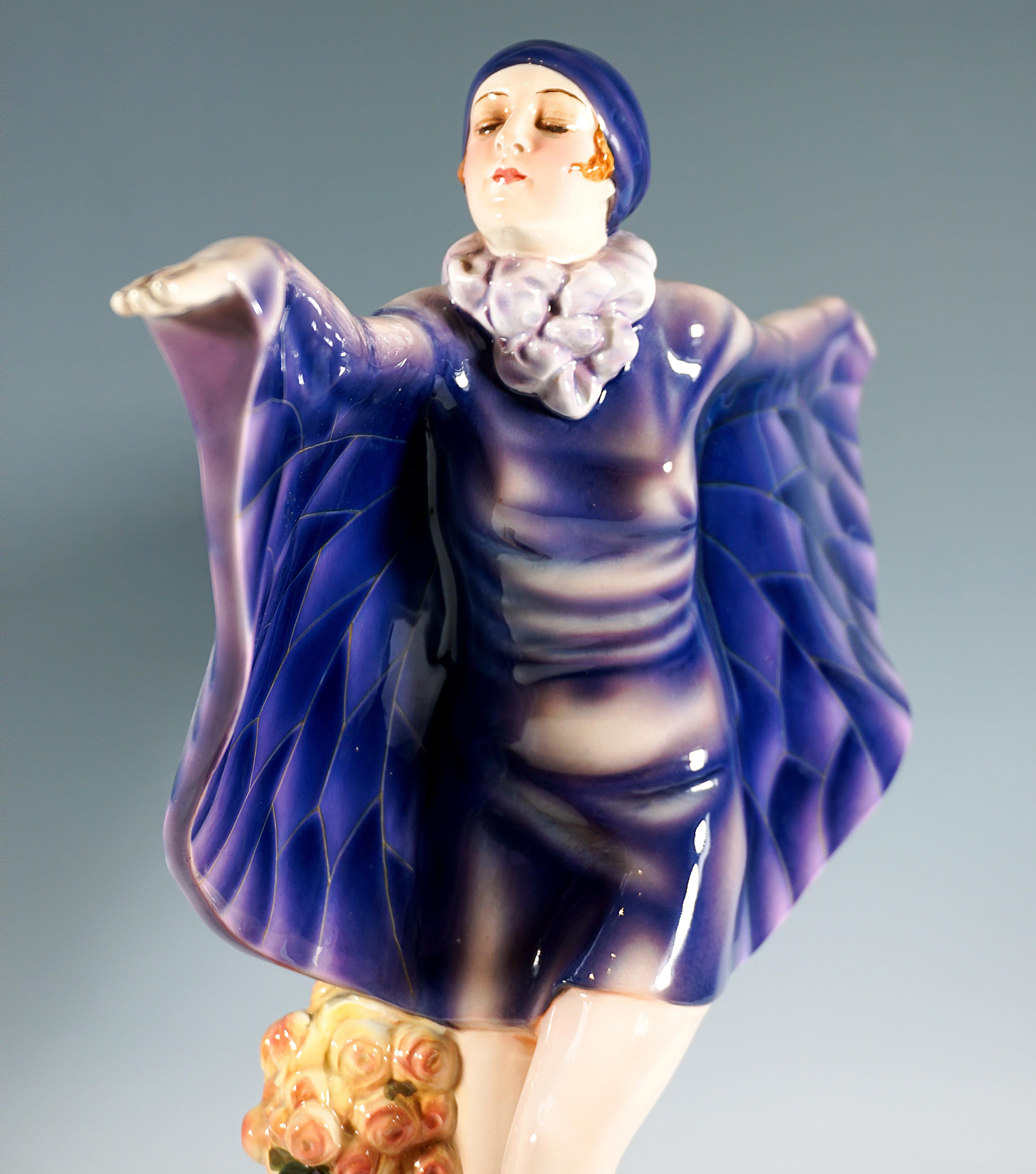 Early 20th Century Goldscheider Vienna Art Déco Figure 'The Captured Bird', by J. Lorenzl, ca. 1925