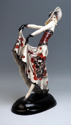 Goldscheider Vienna Art Deco Figurine 'The Blonde Dream' by Stephan Dakon