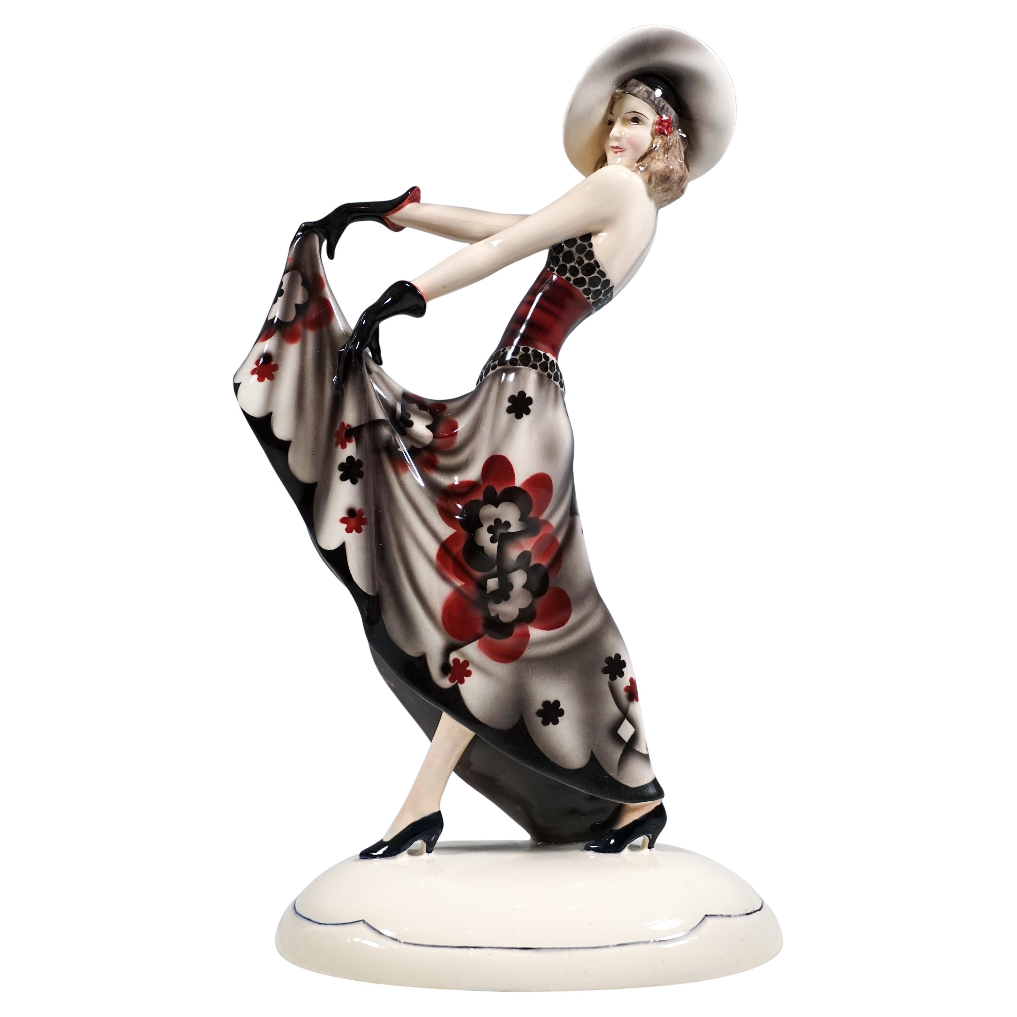 Figurina Goldscheider Vienna Art Deco 'The Blonde Dreams' di Stephan Dakon