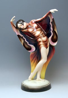 Goldscheider Vienna Lady Dancer Butterfly Costume Model 5900 Lorenzl