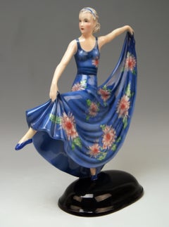 Goldscheider Vienna Lady Dancer Model 8129 Stephan Dakon Made 1938