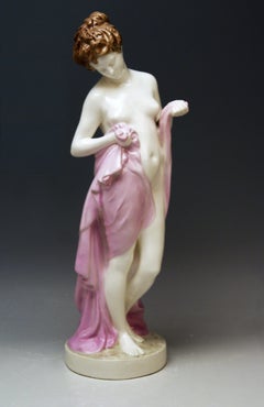 Goldscheider Vienna Lady Nude Belleuse Model 4831 Goldscheider Friedrich