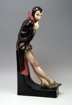 Goldscheider Vienna Mephisto Devil by Josef Lorenzl Model 5537, circa 1930