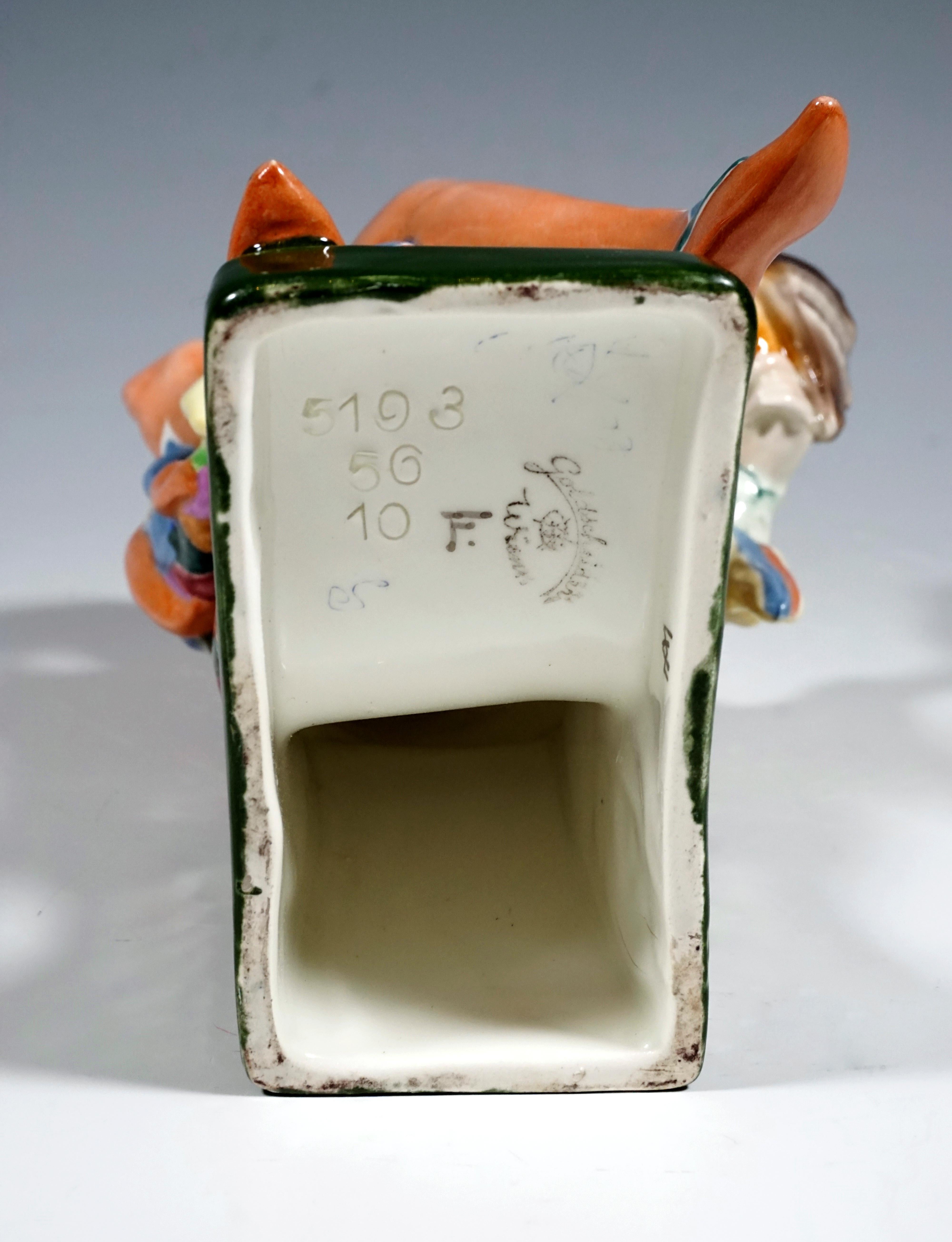 Début du 20ème siècle Bouffon en verre à hibou de Josef Lorenzl, c.C. 1925-30 en vente