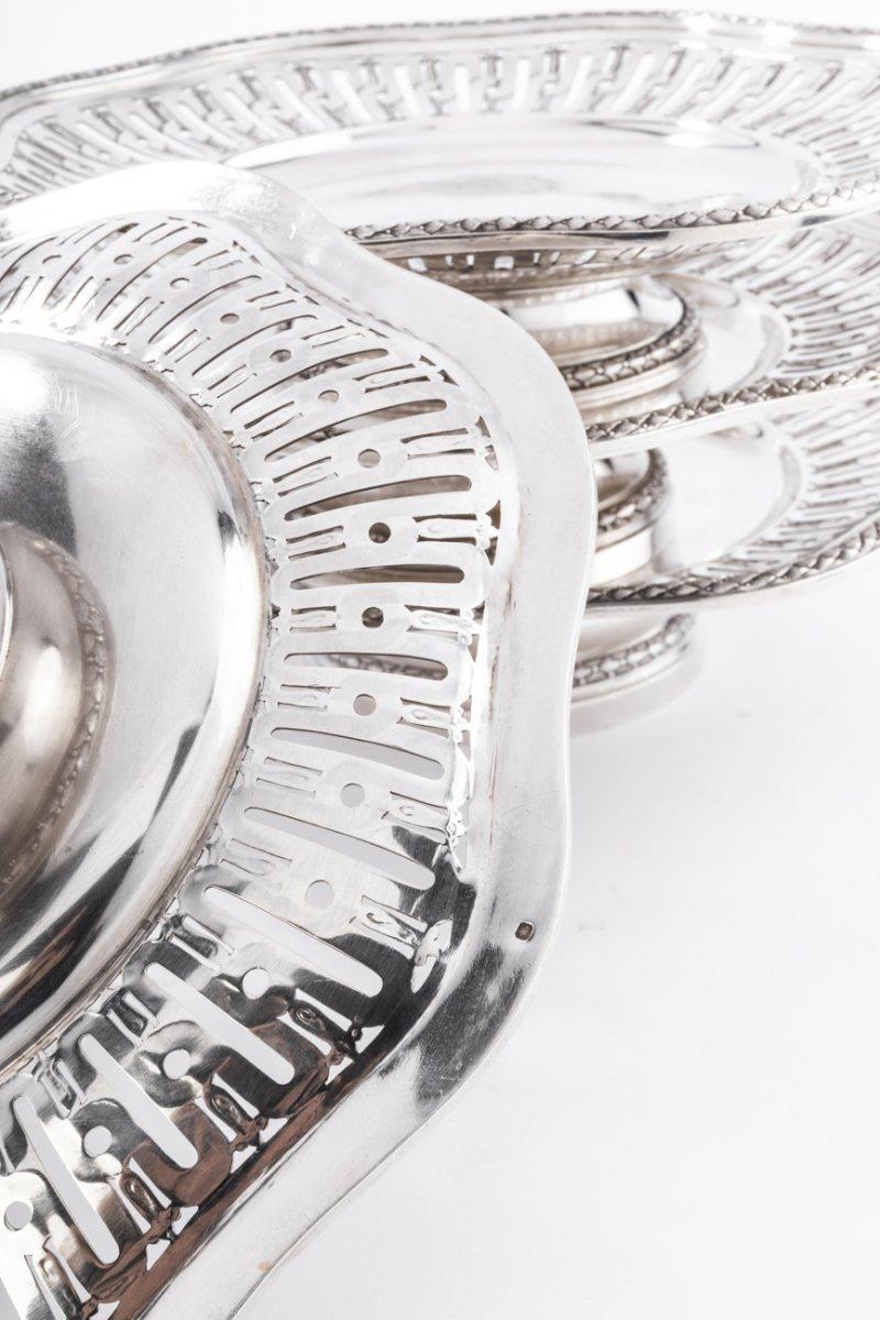 Orfebre A. Aucoc Conjunto De Cuatro Copas En Plata De Ley XIX en venta 3