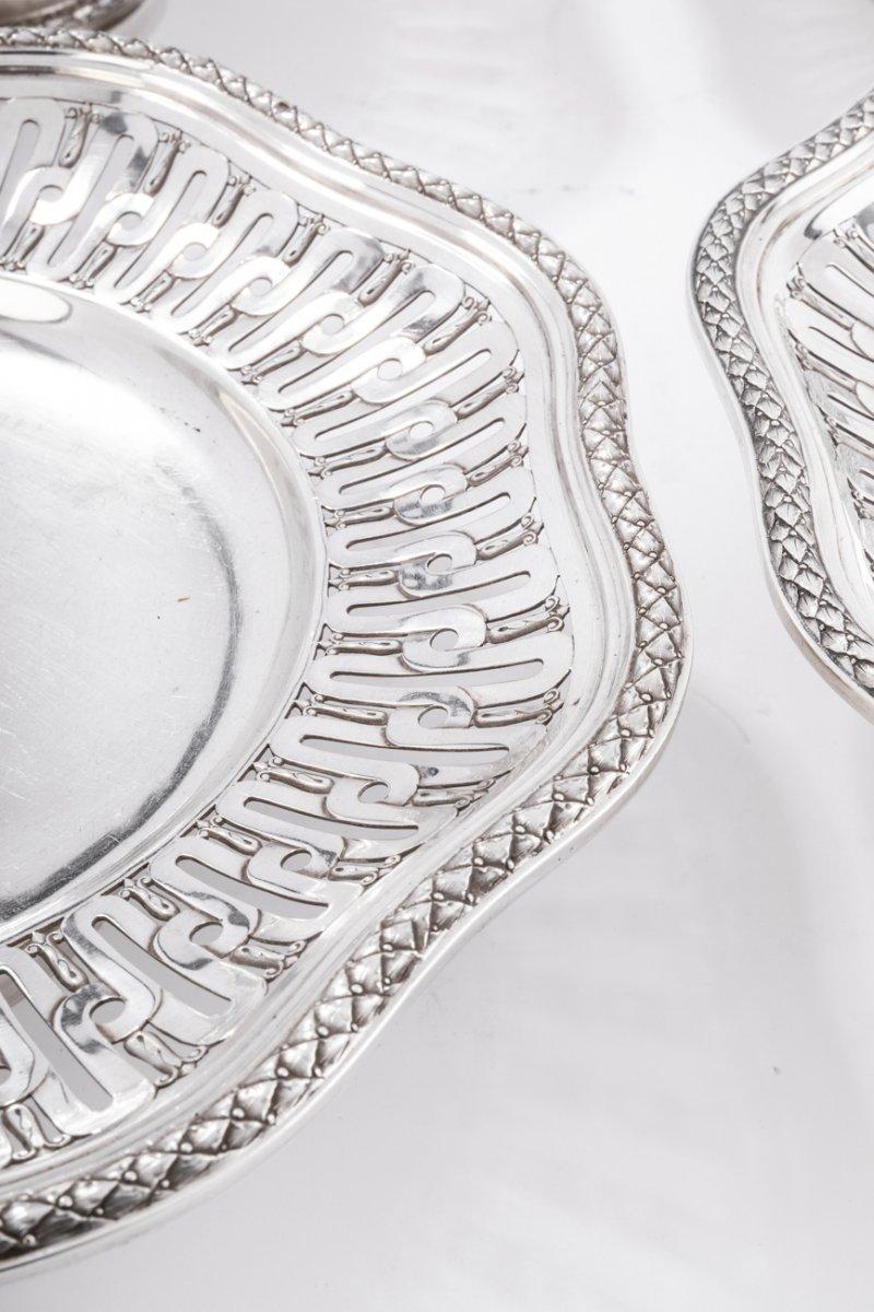 Orfebre A. Aucoc Conjunto De Cuatro Copas En Plata De Ley XIX en venta 1