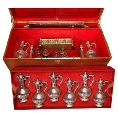 Antique Goldsmith: Boin Taburet - Table Trim In Sterling Silver Vermeil Nineteenth Aroun