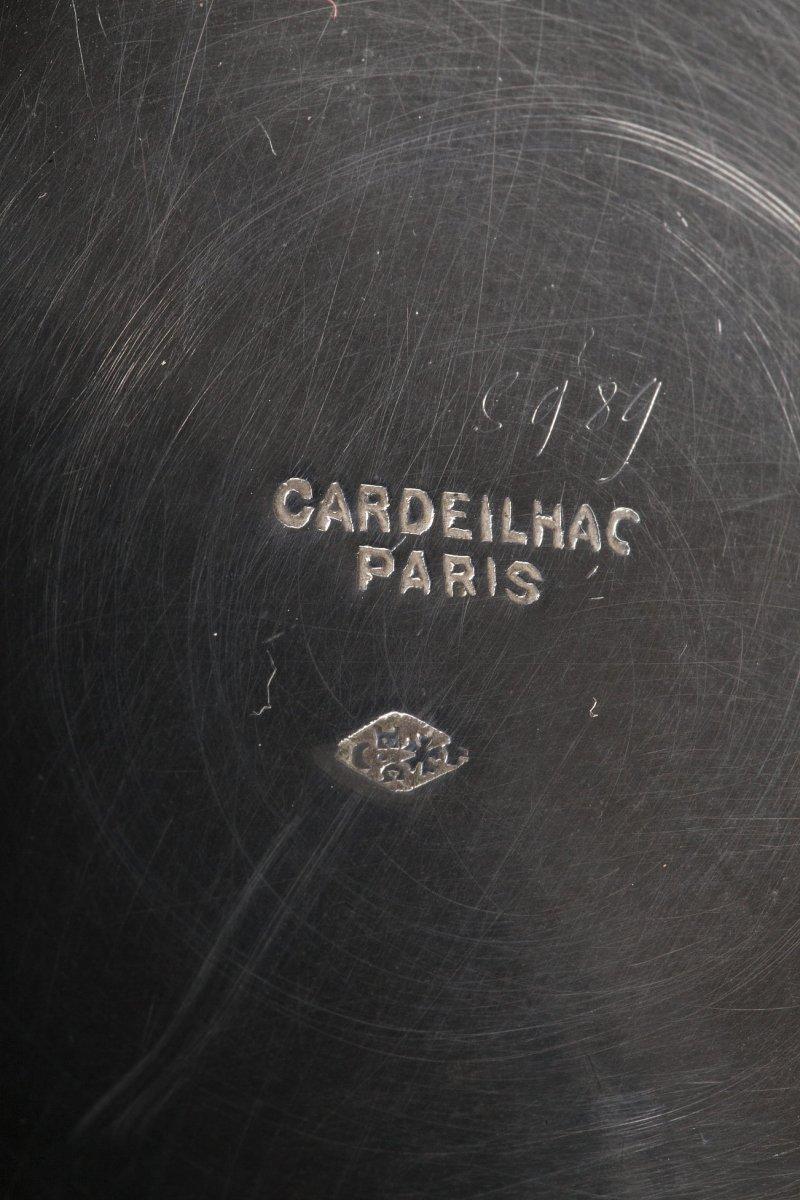 Orfebre Cardeilhac - Sobremesa 3 Vasos De Plata De Ley Y Cristal Nineteent Plata esterlina en venta
