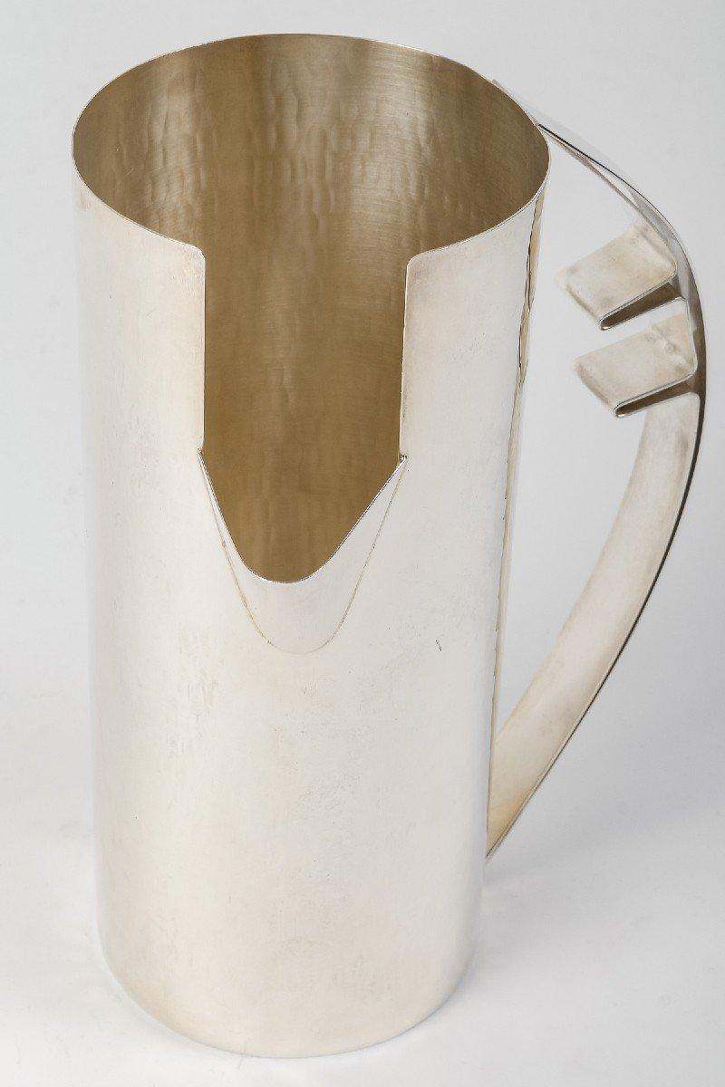 GOLDSMITH : CARLO SCARPA - Two 20th Century Solid Silver Pitchers For Sale 5