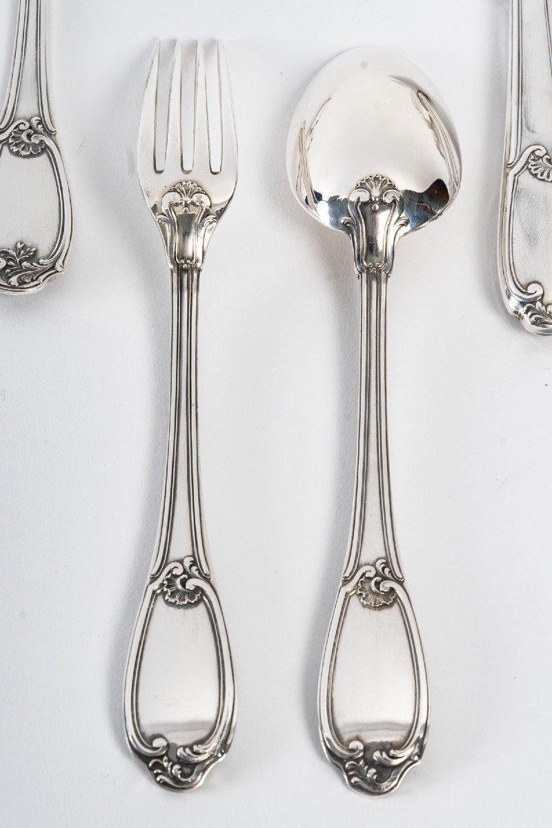 Orfèvre Henin - Set de couverts en A Silver 120 Pieces - Minerva - XXth en vente 2