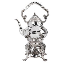 Goldsmith Martin Marie Vve - Samovar Rockery In Solid Silver Xixth