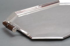 Goldsmith Puiforcat – Tray In Sterling Silver Art Deco Period