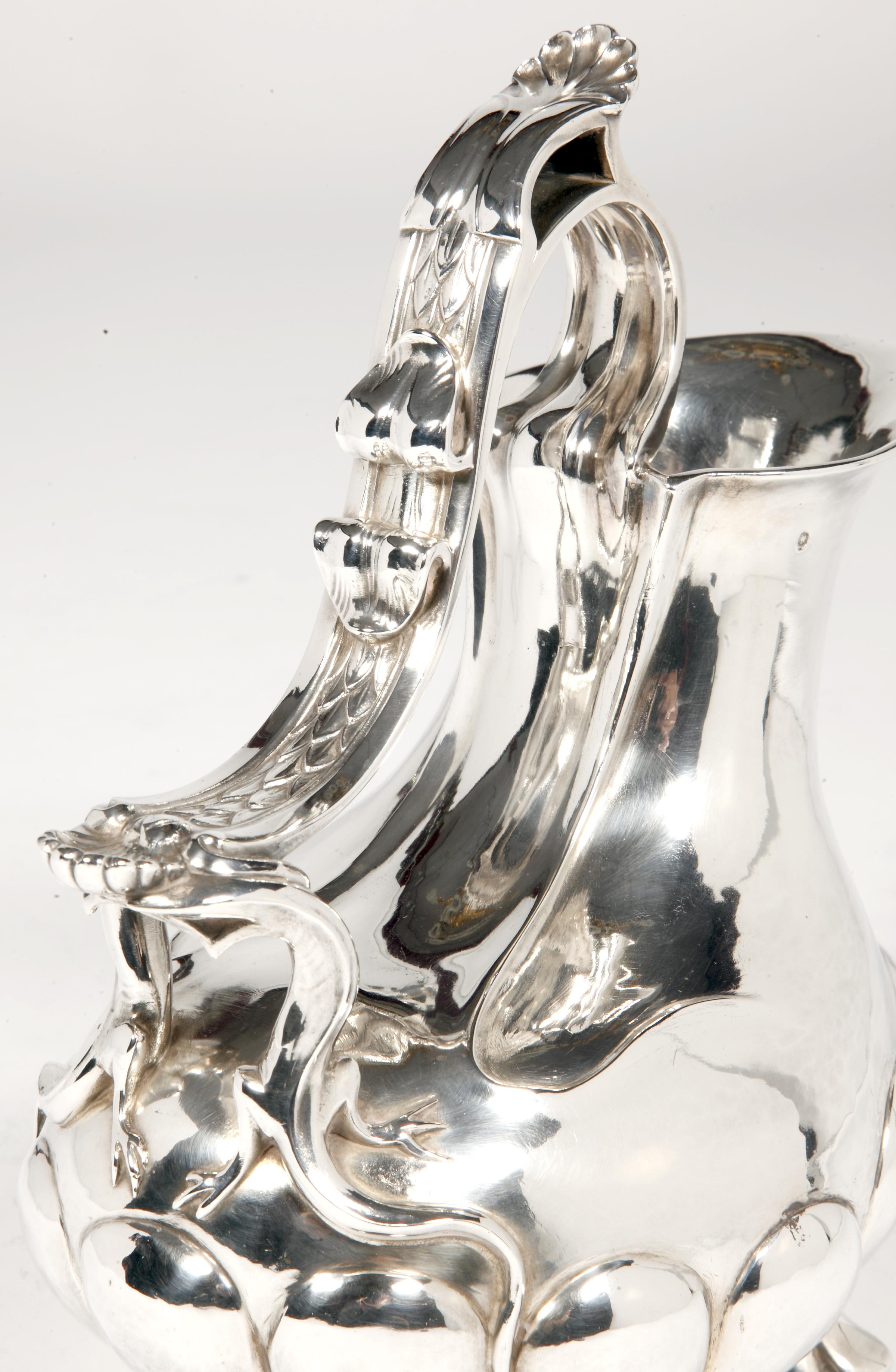 Goldsmith Tallois - Jug In Sterling Silver Said For Sale 1
