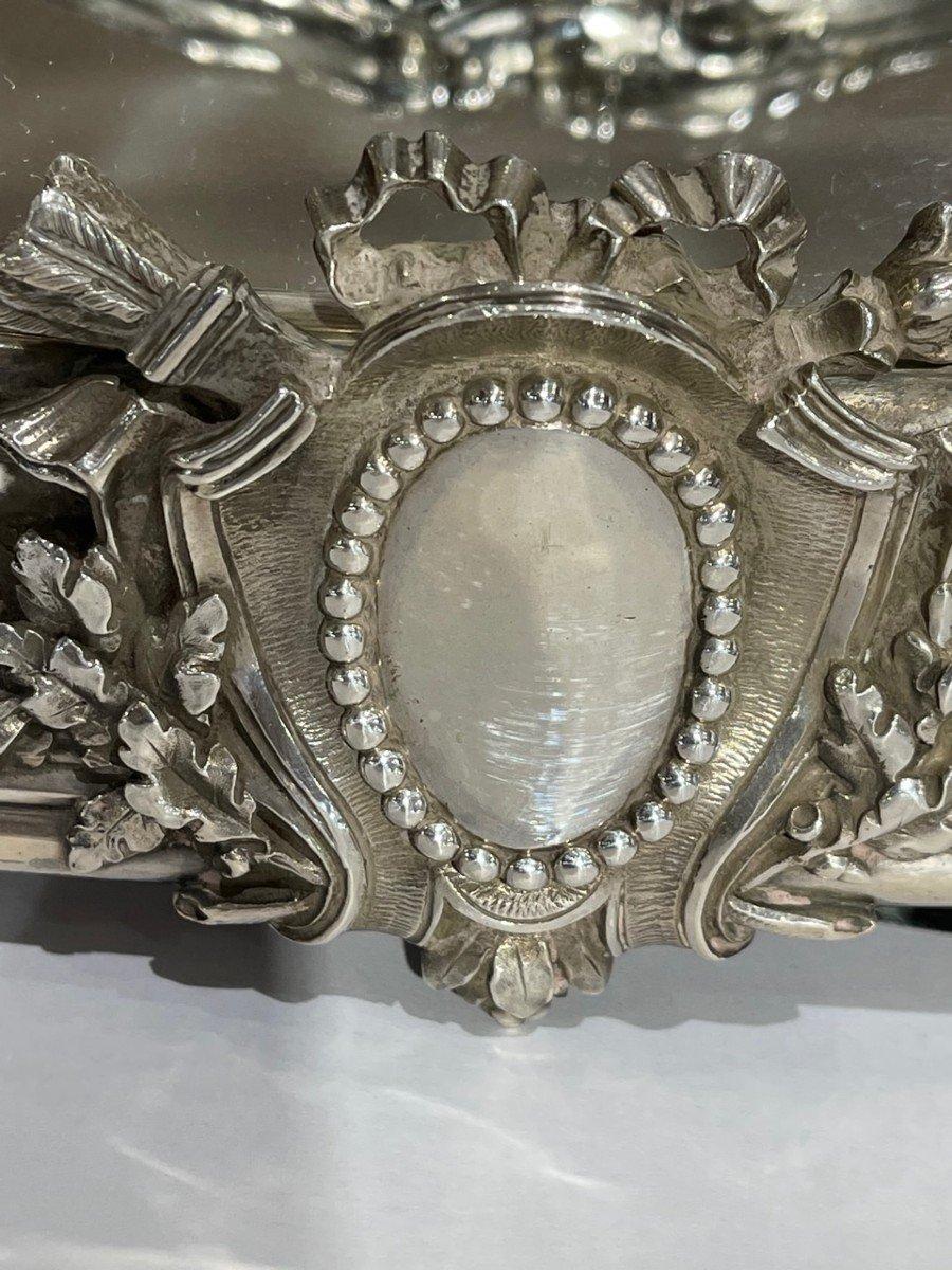 Orfèvre Tétard - Table ovale Above All en argent massif XIXème en vente 2