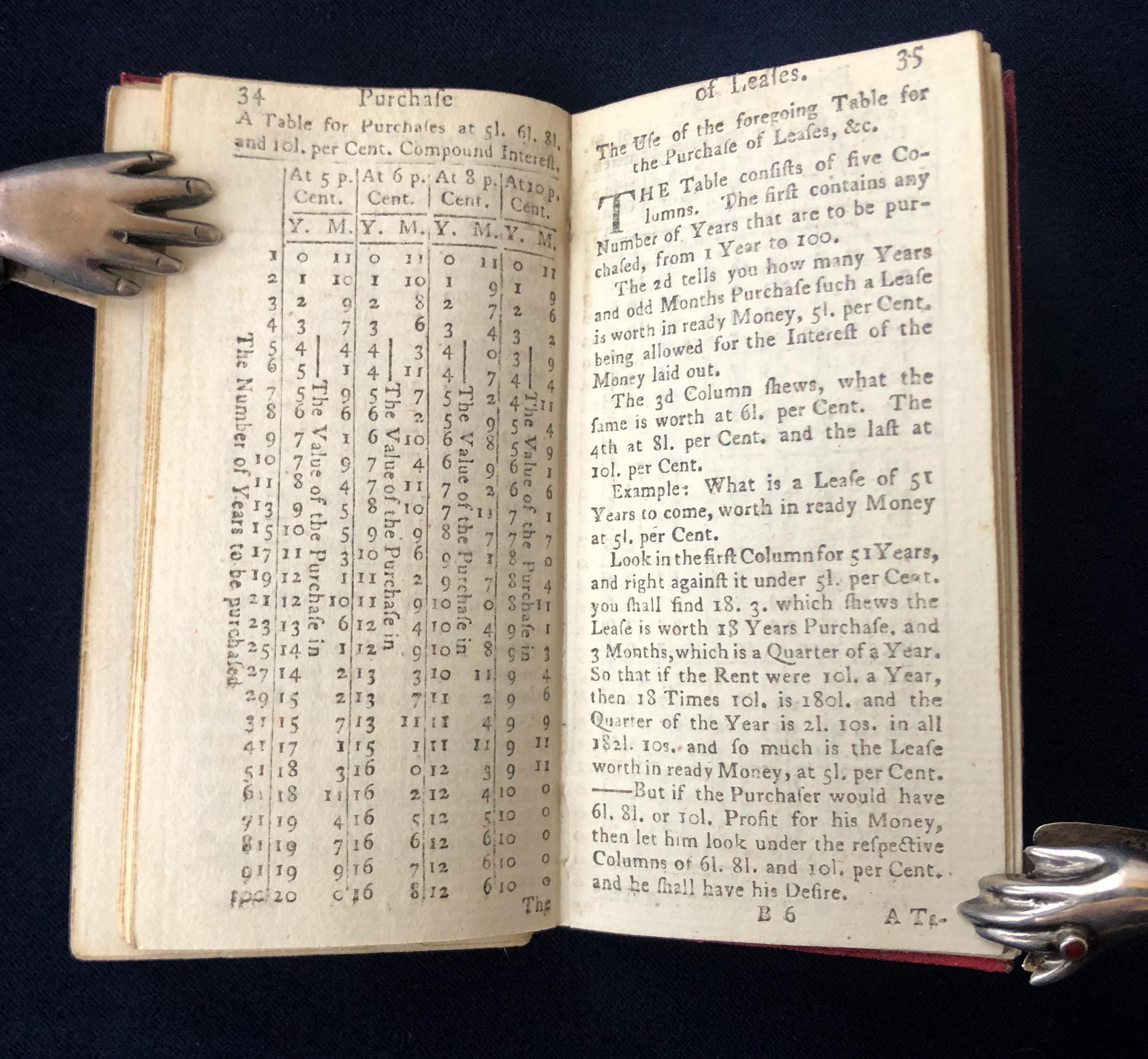Leather Goldsmith's Almanack for the Year of Our Lord God M.DCC.LXXXIV.  1784 For Sale