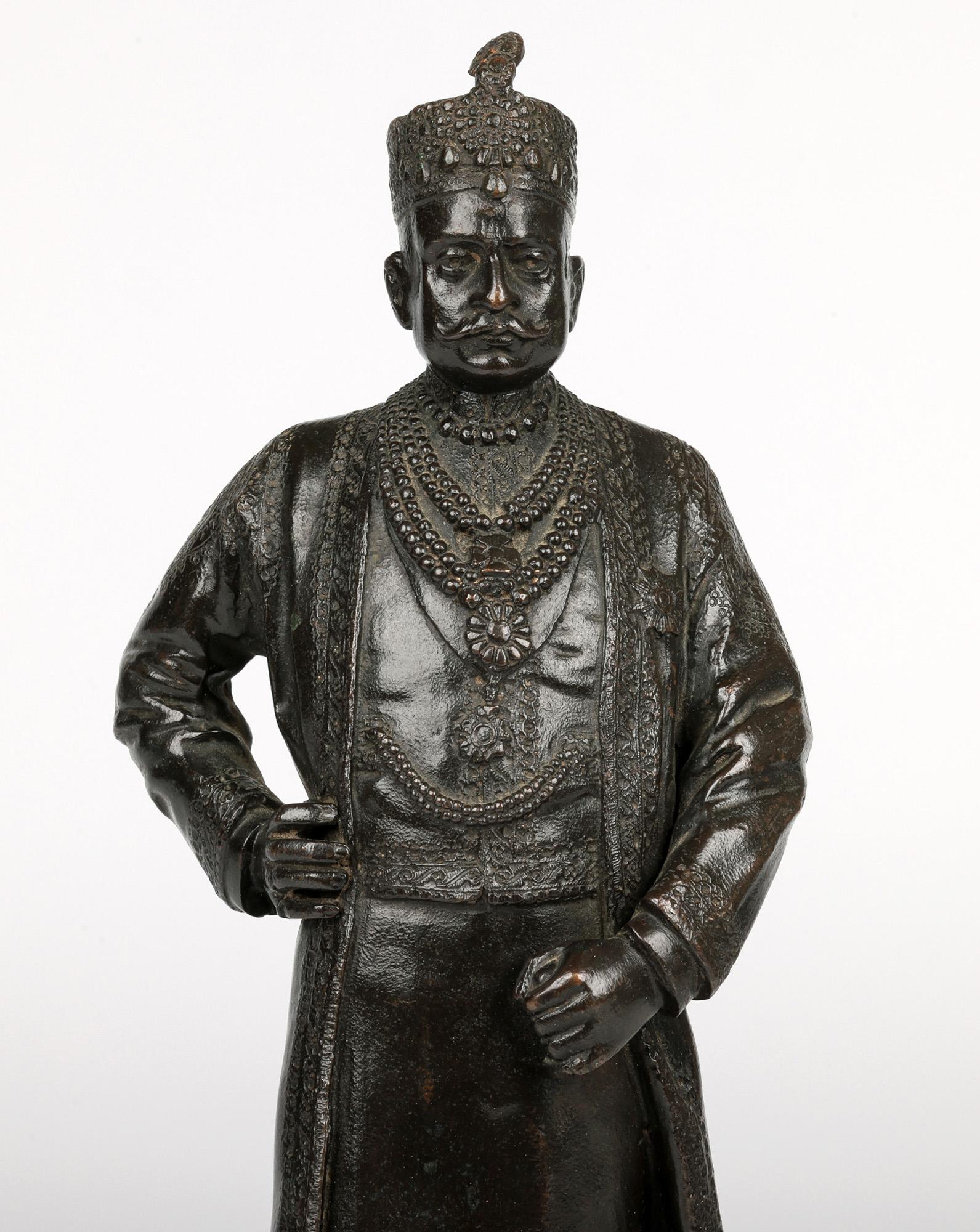 Goldsmiths & Silversmiths Bronze Middle Eastern Man Sculpture For Sale 1