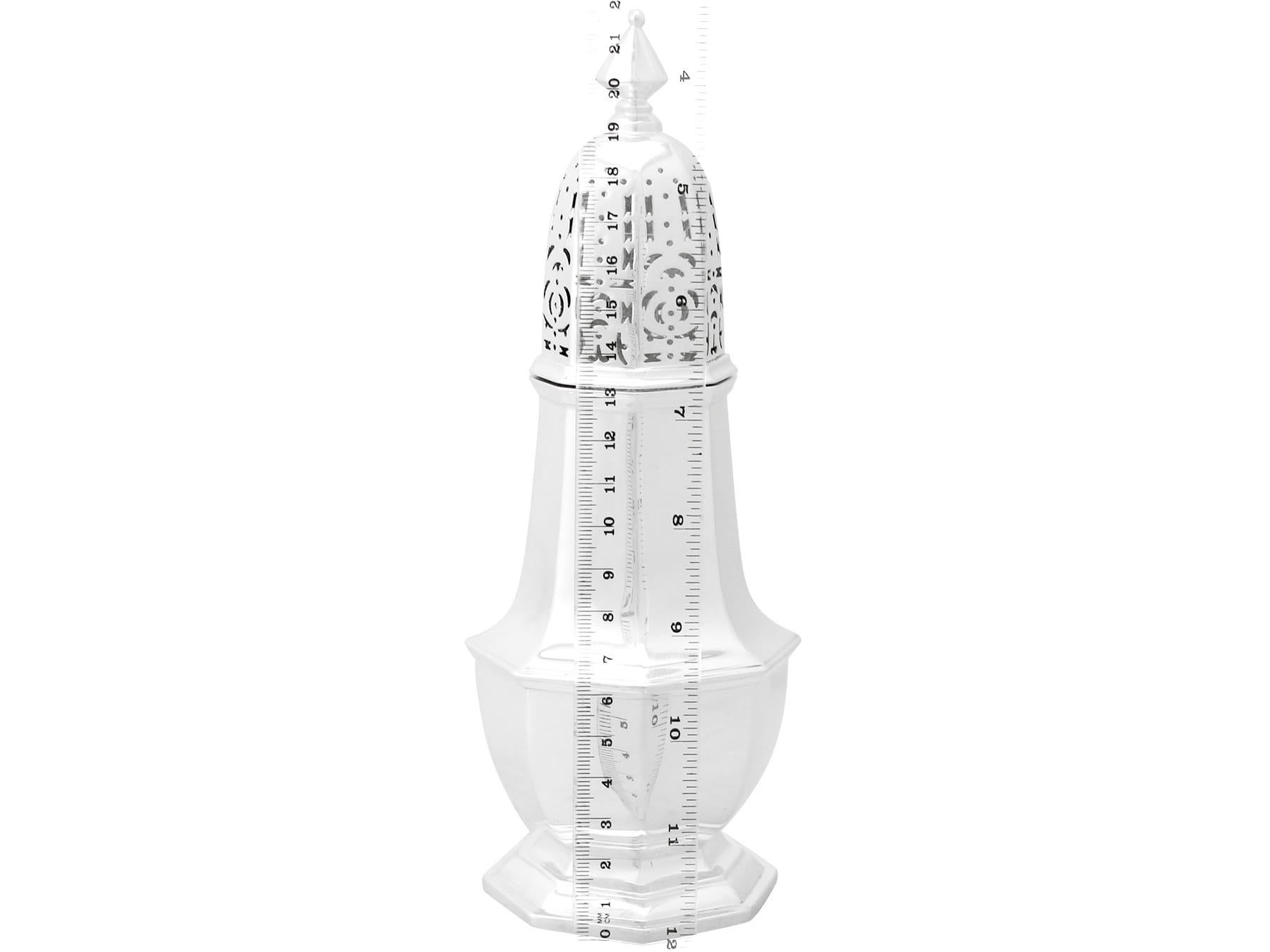 Sucrier édouardien ancien en argent sterling Goldsmiths & Silversmiths Co en vente 2