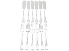 Goldsmiths & Silversmiths Co. Antique Sterling Silver Fish Service for Six