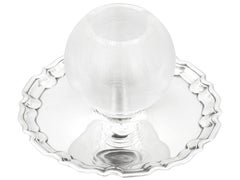Goldsmiths & Silversmiths Co Ltd Antique Glass and Sterling Silver Matchstriker