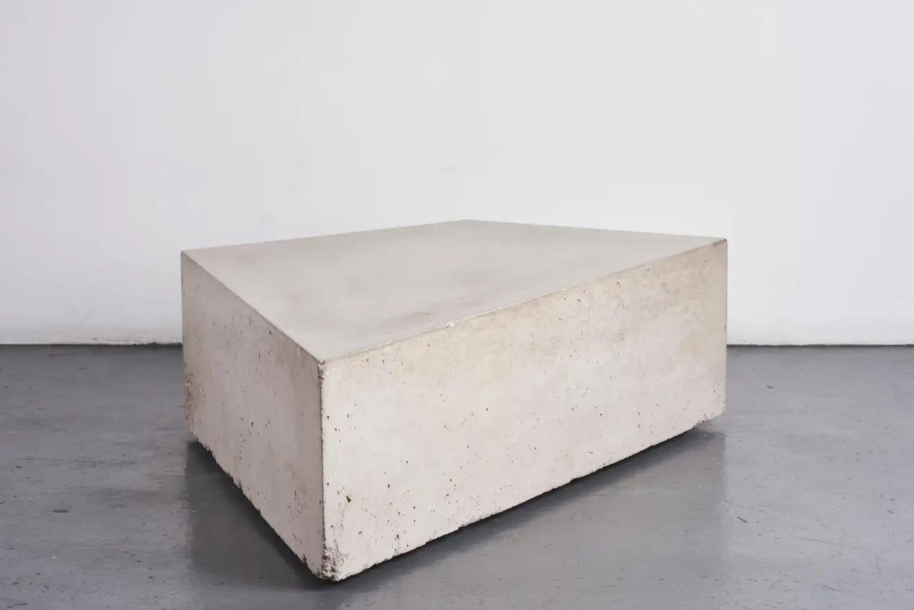'Goldstein' Reinforced Concrete Table, One of a Kind Artwork by Littlewhitehead For Sale 8