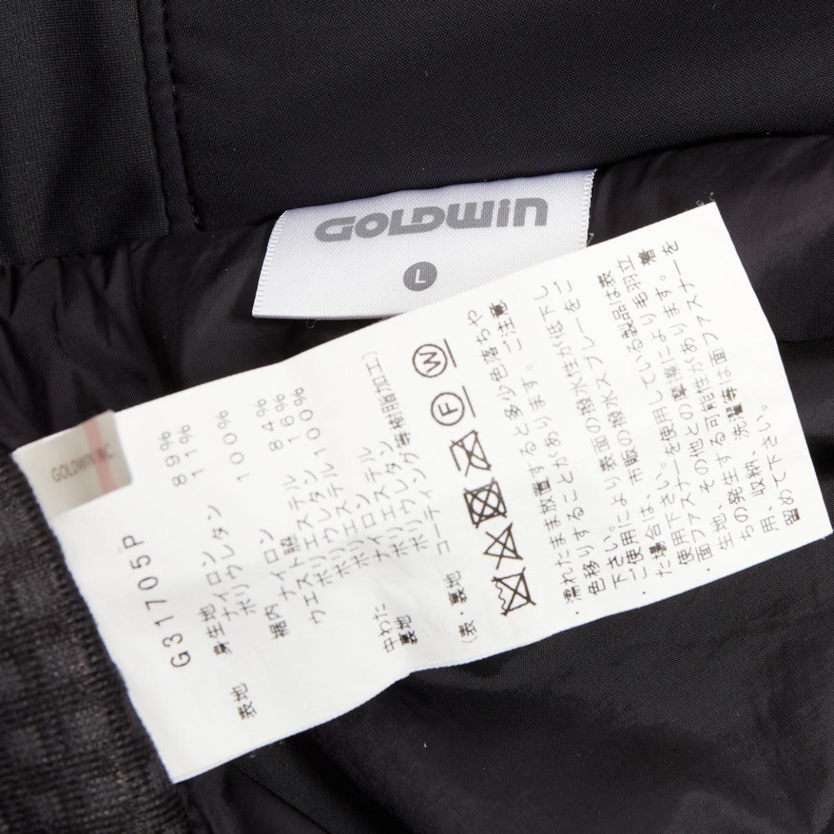 GOLDWIN Luster Pants G31705P pantalon de ski large et rembourré en nylon noir L en vente 3