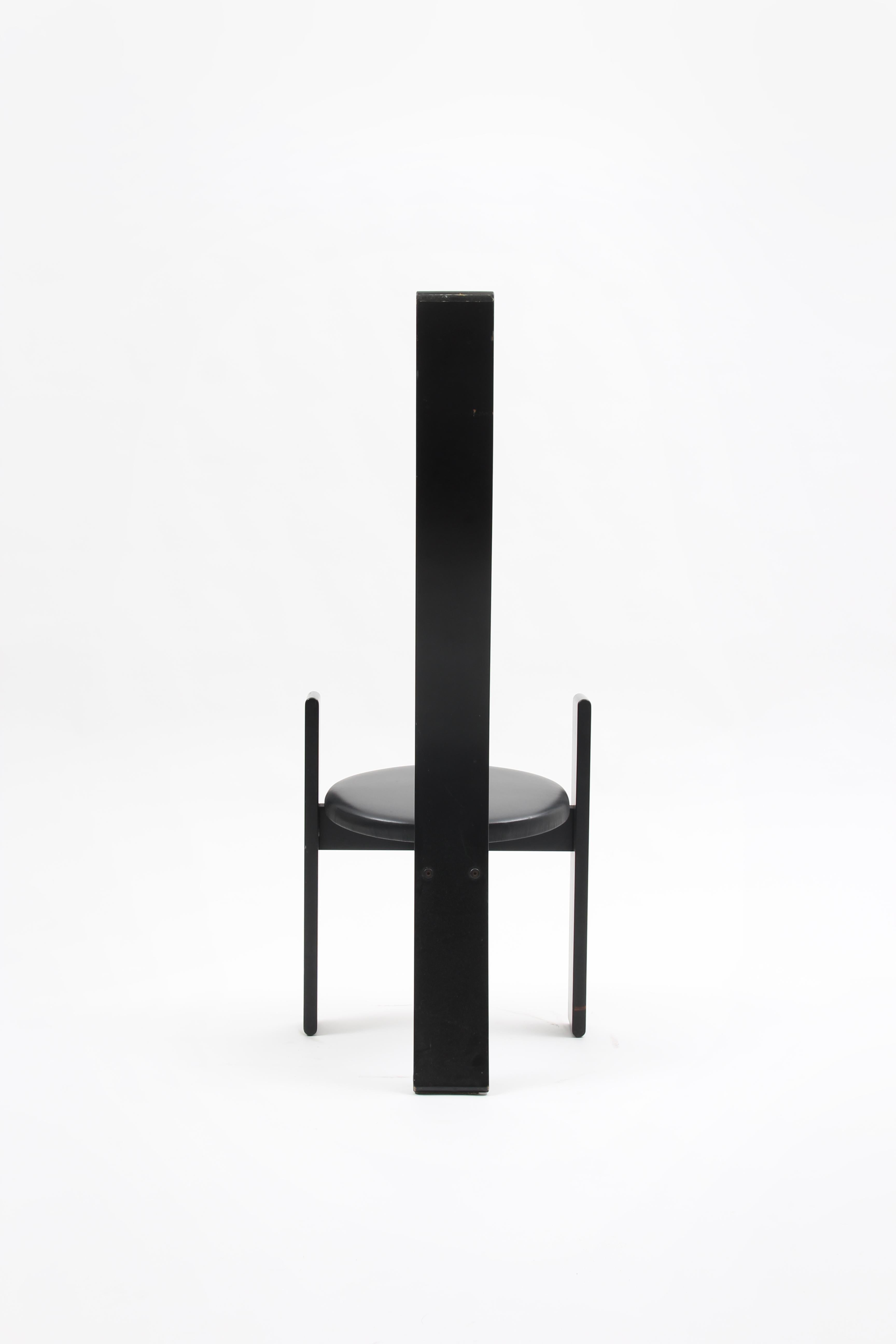 Mid-20th Century Golem Chair by Vico Magistretti for Poggi, 1969