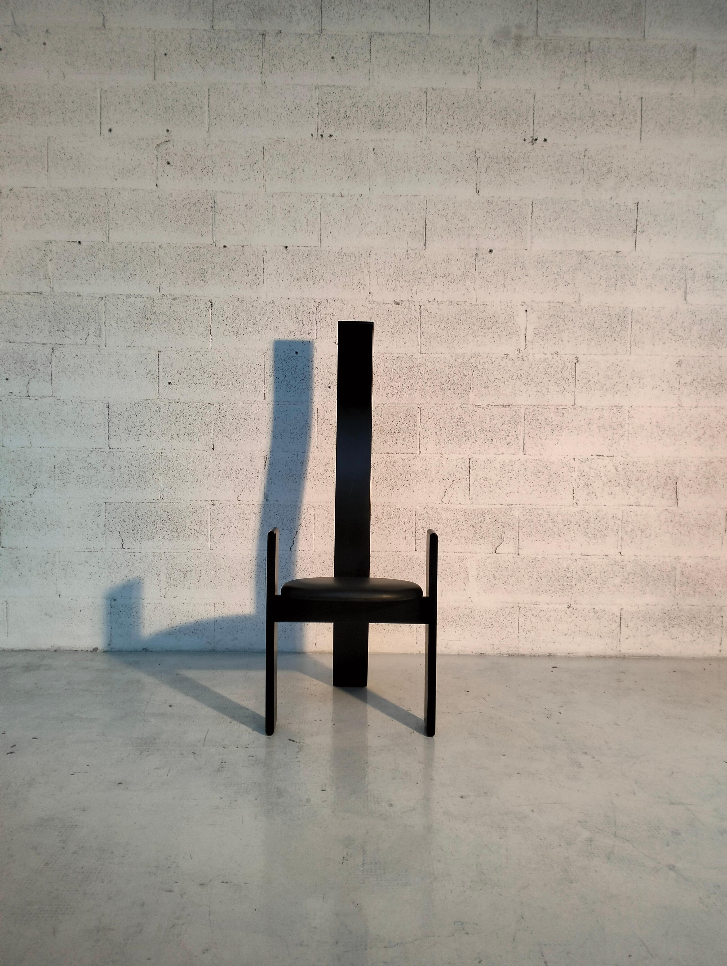 Italian Golem chair by Vico Magistretti for Poggi 60s, 70s  For Sale